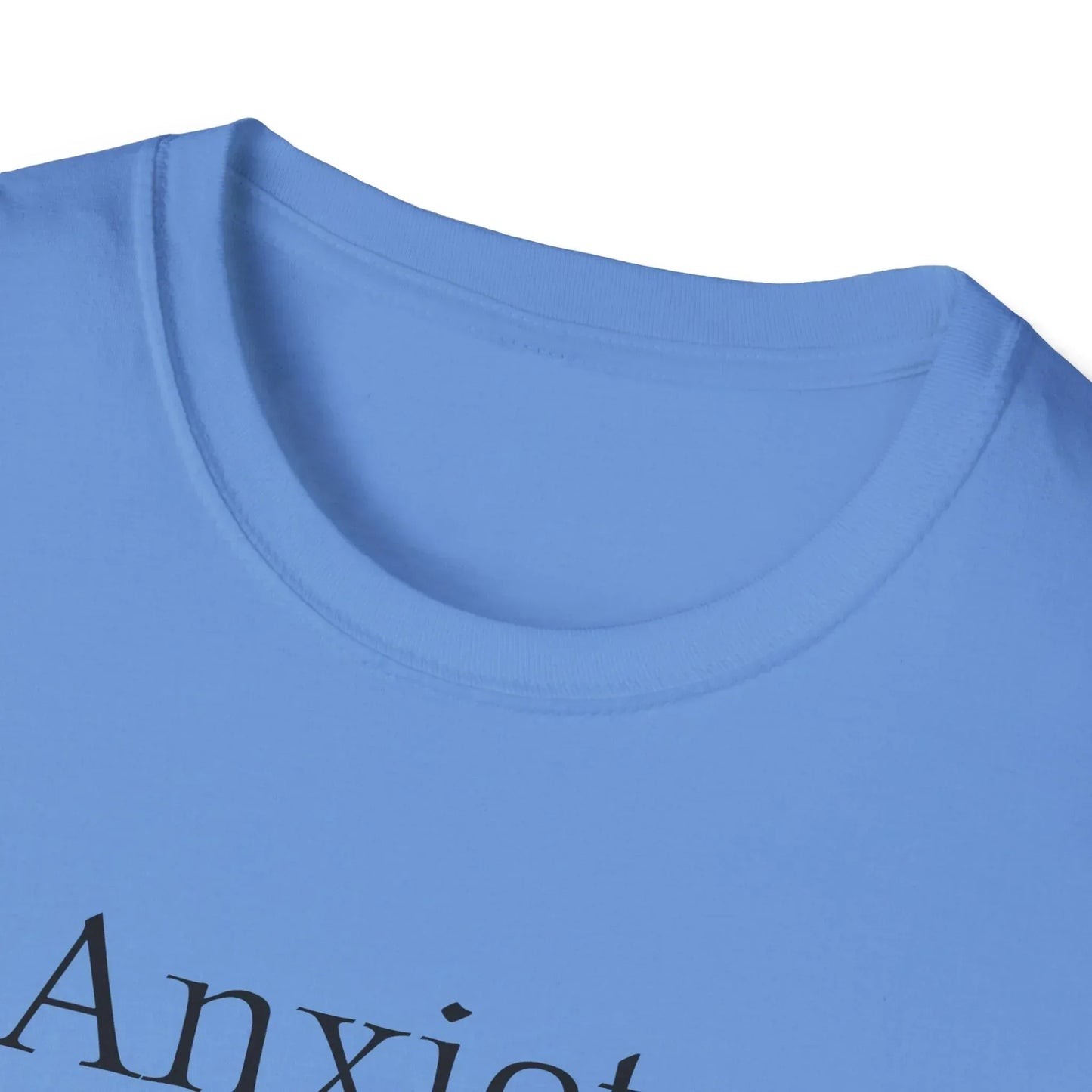 Anxiety Warrior Unisex Softstyle T-Shirt - Empowering Battle Against Mental Health - The Dreamer's Bookshop.