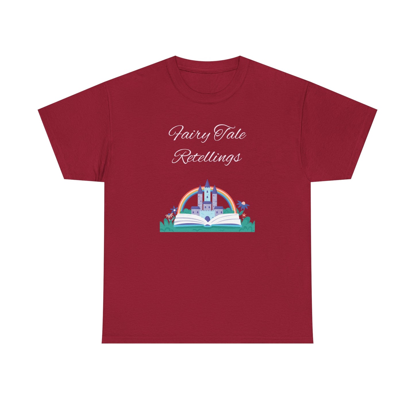 Fiction -  Graphic Tee - Unisex Heavy Cotton T-Shirt - Fairy Tale Retellings