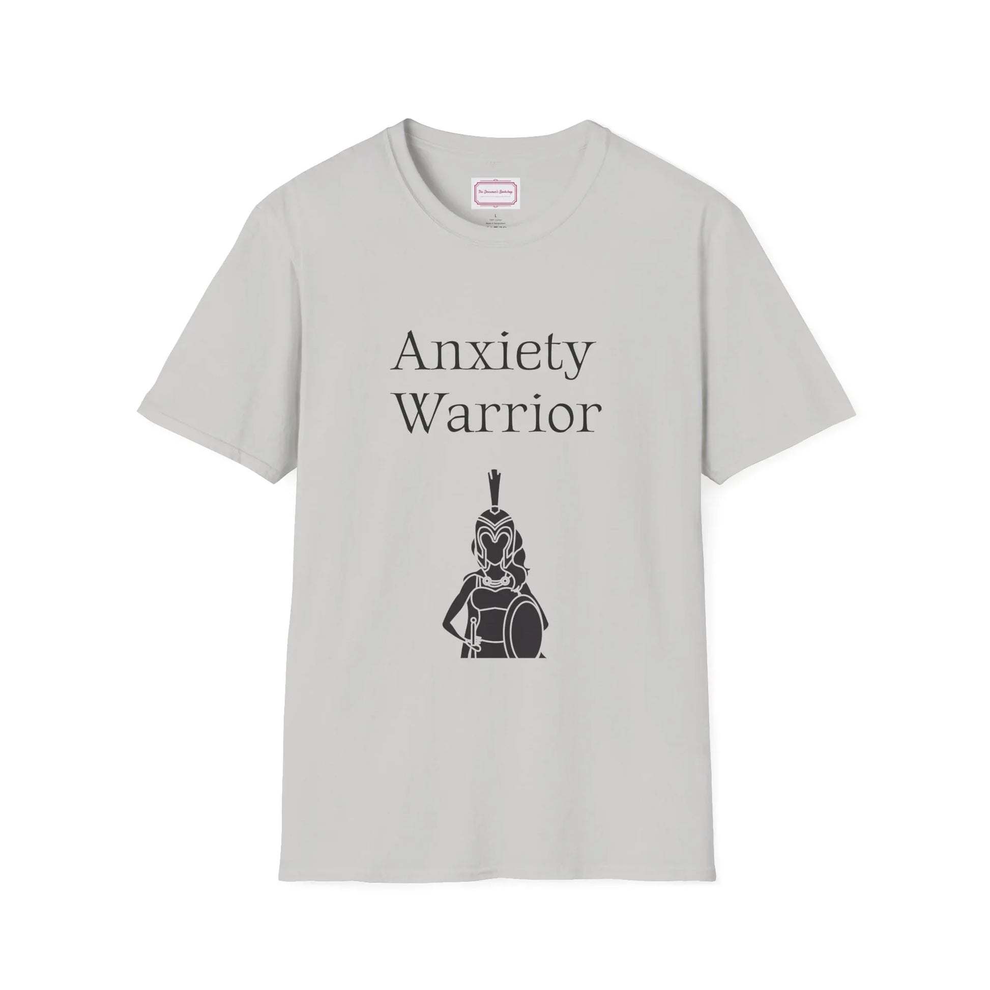 Anxiety Warrior Unisex Softstyle T-Shirt - Embrace Your Battles - The Dreamer's Bookshop.