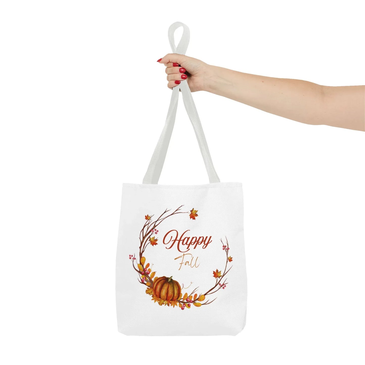 Happy Fall Tote Bag - Cozy Autumn Design - The Dreamer's Bookshop.
