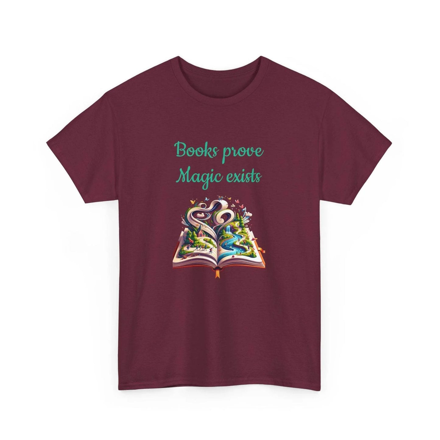 Magic Exists -A Unisex Heavy Cotton Tee - Perfect Gift for Book Lovers - The Dreamer's Bookshop.