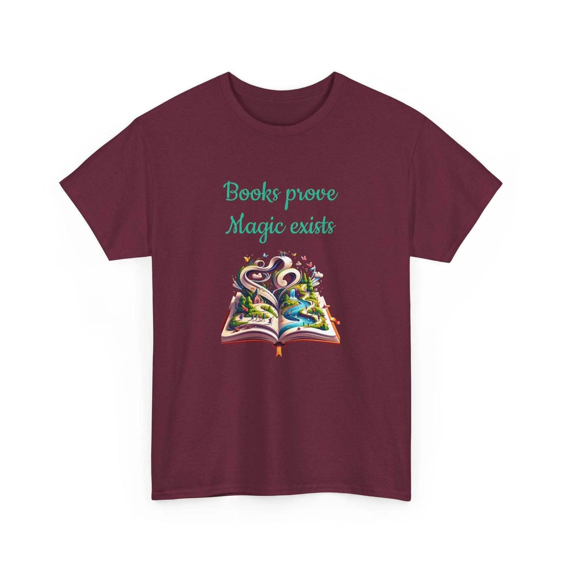 Magic Exists -A Unisex Heavy Cotton Tee - Perfect Gift for Book Lovers - The Dreamer's Bookshop.