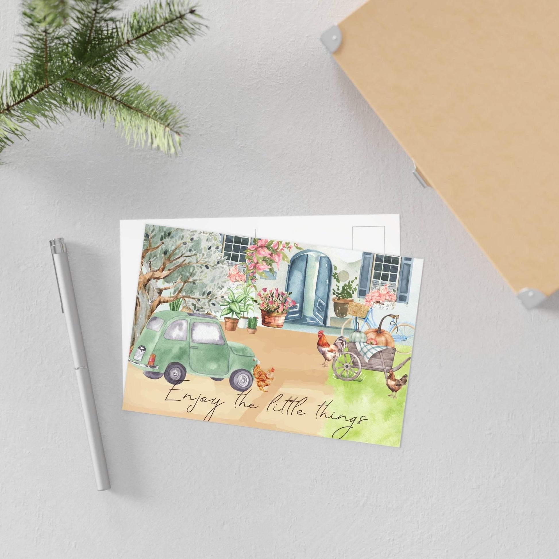 The Dreamer's Bookshop "Countryside" Enjoy the Little Things Card - The Dreamer's Bookshop.