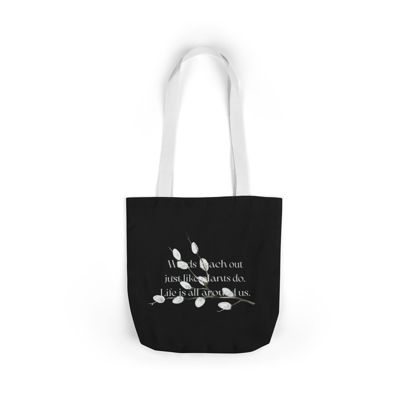 Canvas Tote Bag - "Words Reach Out"