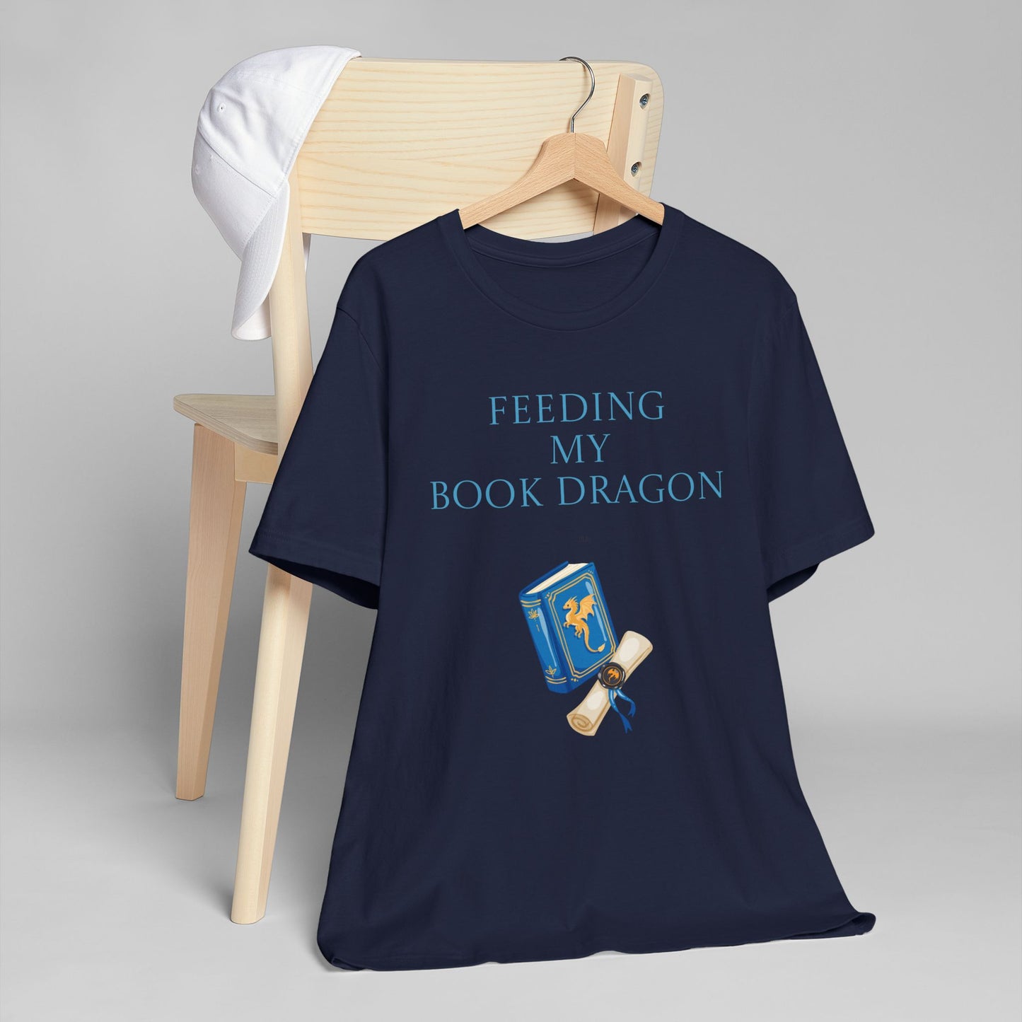 Unisex Jersey T-Shirt - Book Dragon