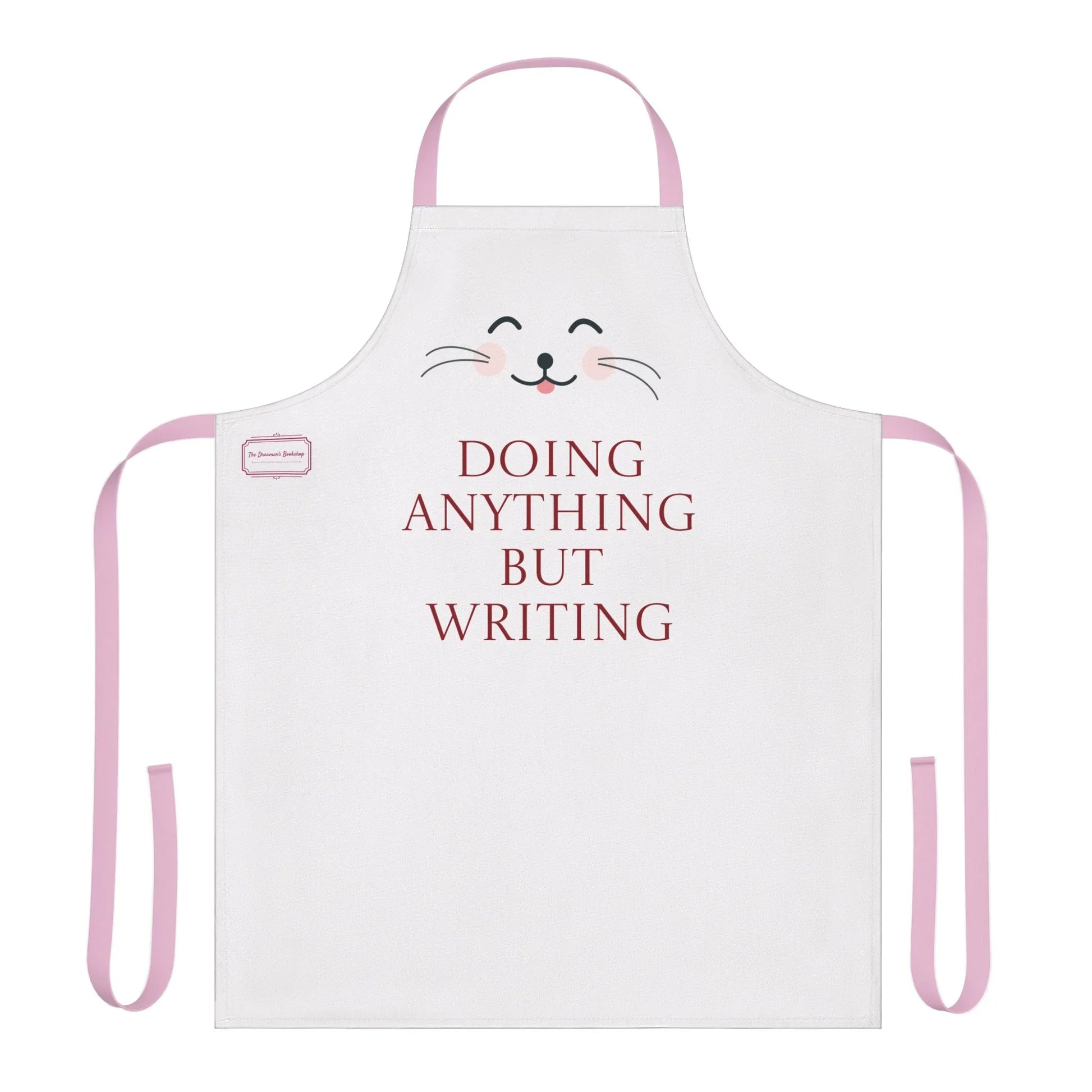 Fun Writing Apron with 5-Color Straps | "Doing Anything But Writing" - The Dreamer's Bookshop.