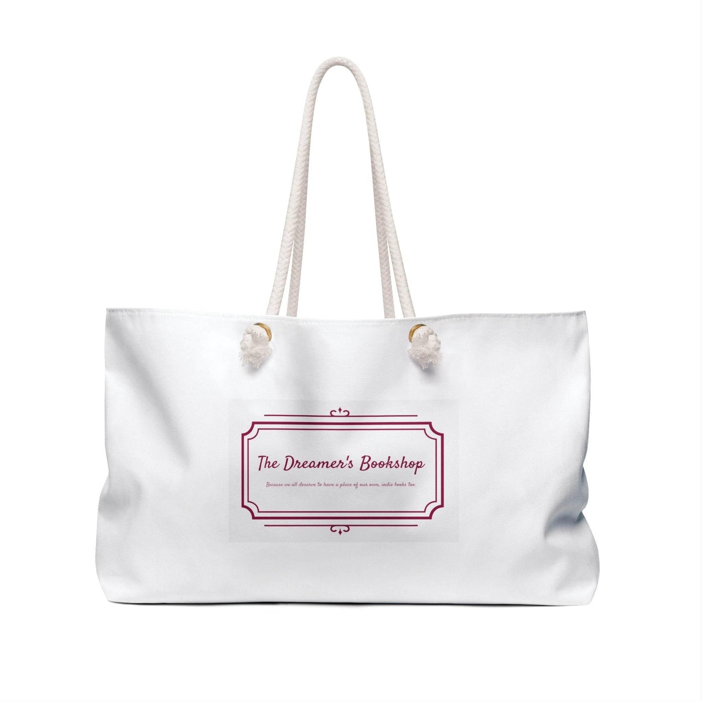 Durable Literary Weekender Bag with Vibrant Design for Book Lovers - The Dreamer's Bookshop.