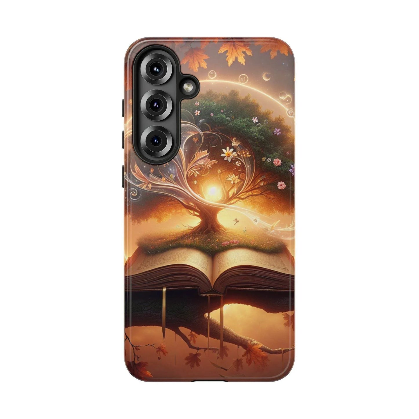 Nature-Inspired iPhone & Samsung Phone Case with Tree of Life Design - The Dreamer's Bookshop.