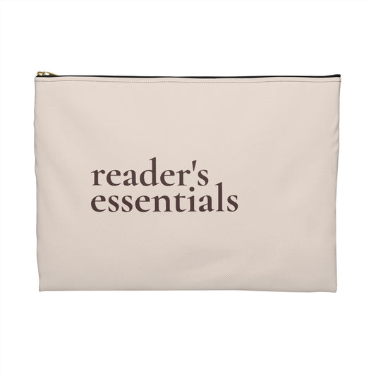 Book Lover's Accessory Pouch - "Reader"s Essentials" TDL