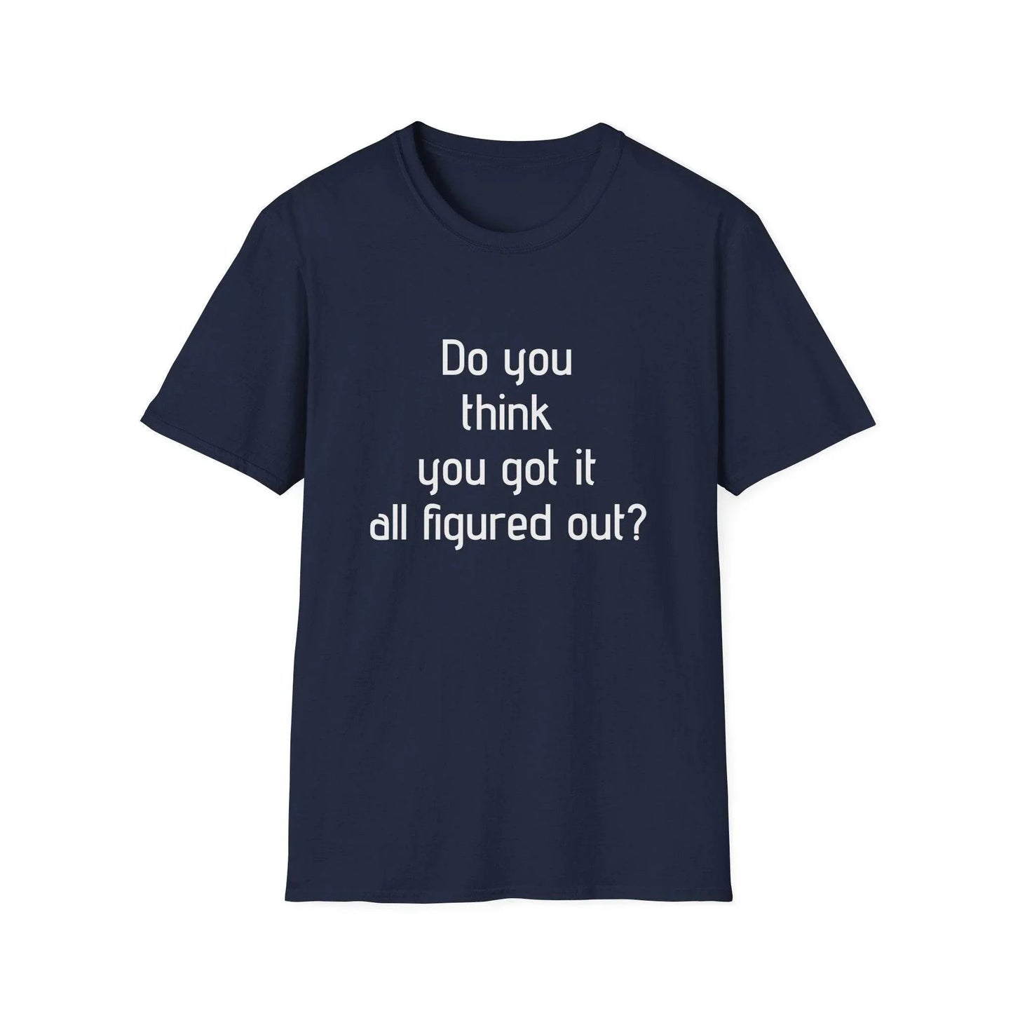 Unisex Softstyle T-Shirt - 'Think Again' - The Dreamer's Bookshop.