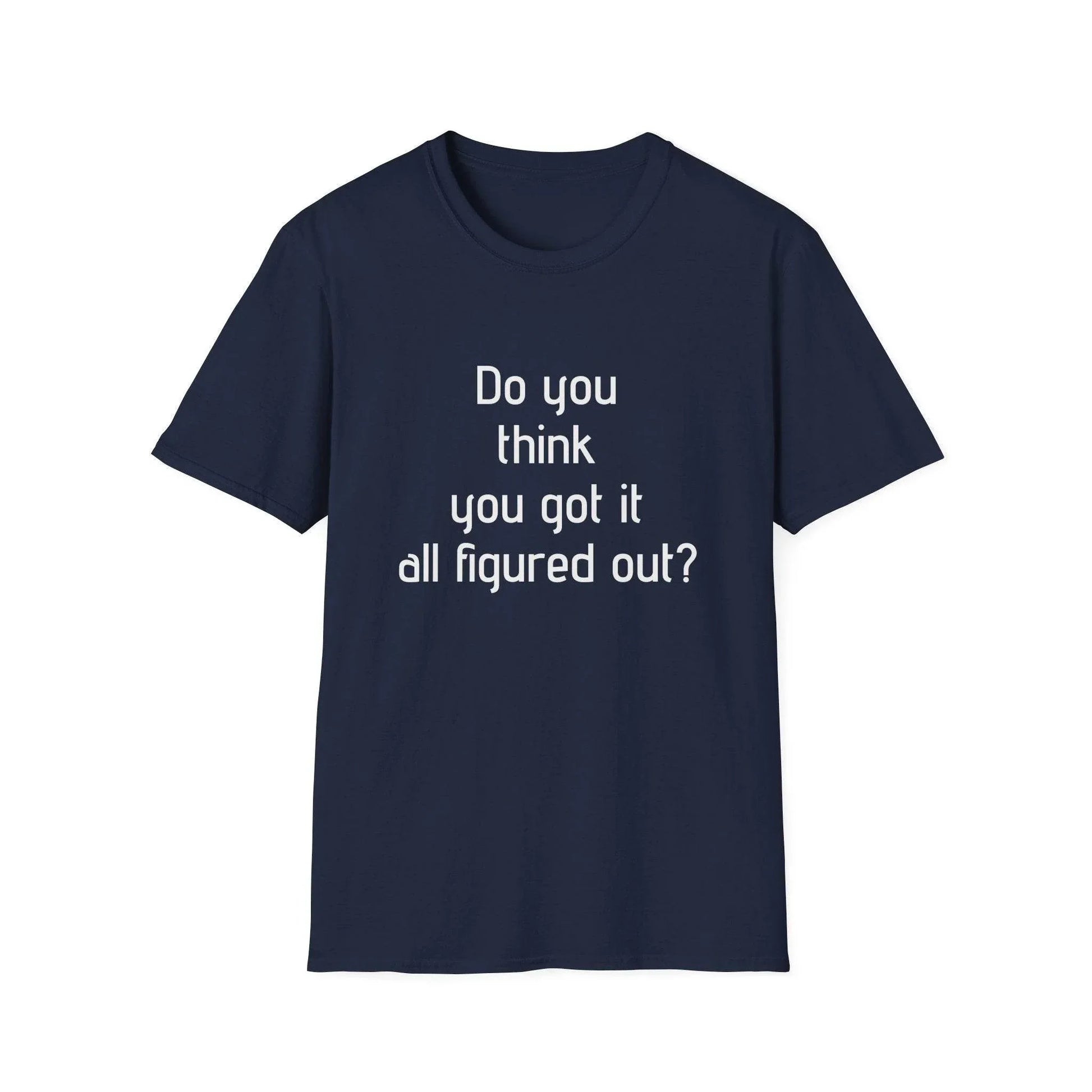 Unisex Softstyle T-Shirt - 'Think Again' - The Dreamer's Bookshop.