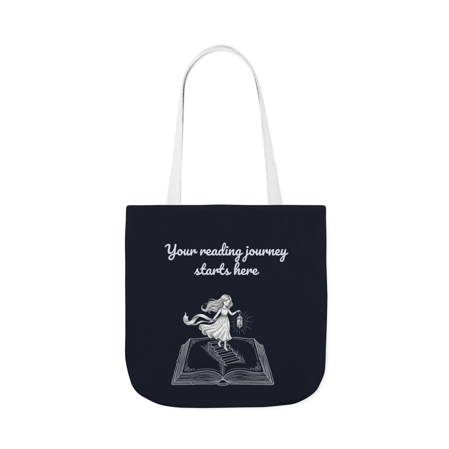 Whimsical Tote Bag - "Reading Journey"