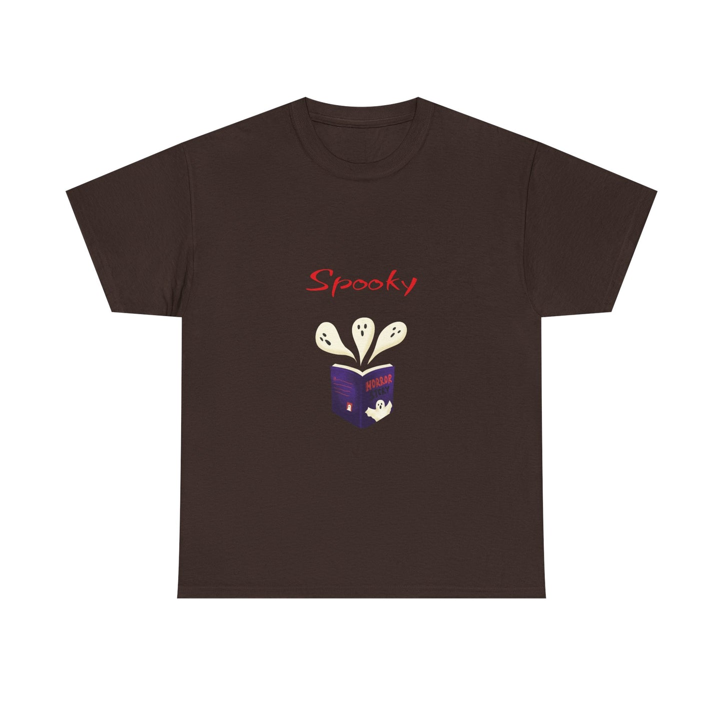 CA - Fiction -  Graphic Tee - Unisex Heavy Cotton T-Shirt Spooky Books