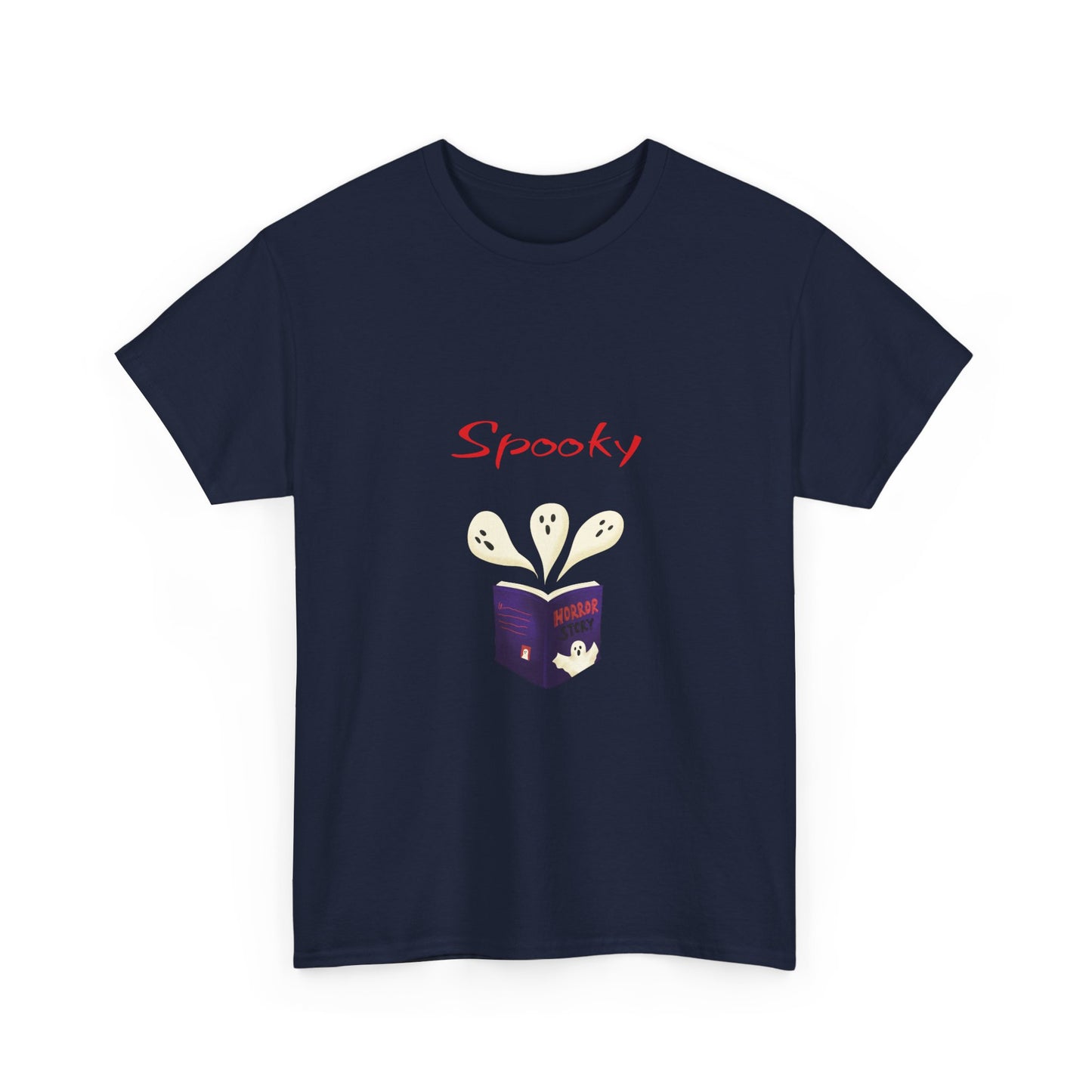 CA - Fiction -  Graphic Tee - Unisex Heavy Cotton T-Shirt Spooky Books