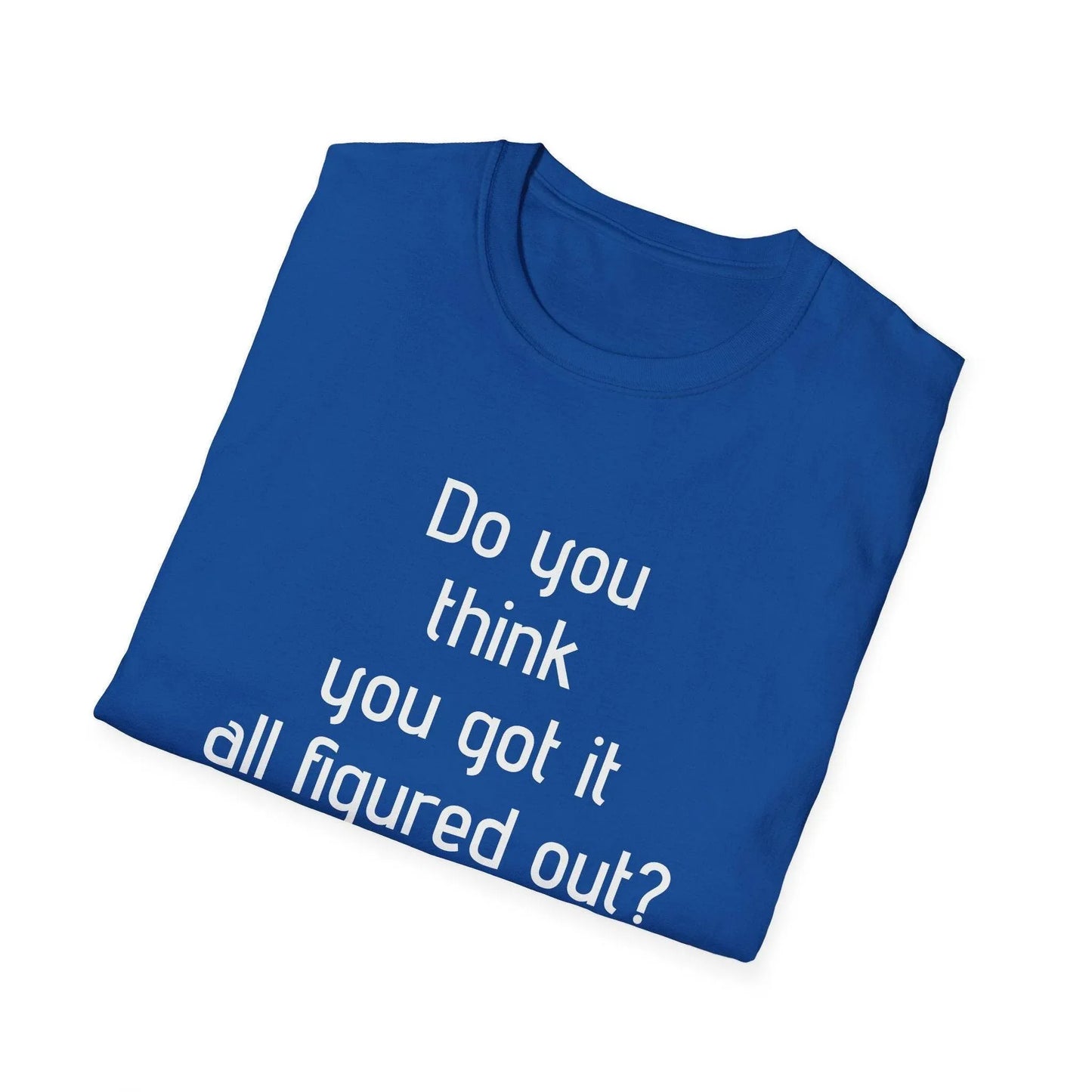 Inspirational Unisex Softstyle T-Shirt - 'Think Again' Motivational Design - The Dreamer's Bookshop.