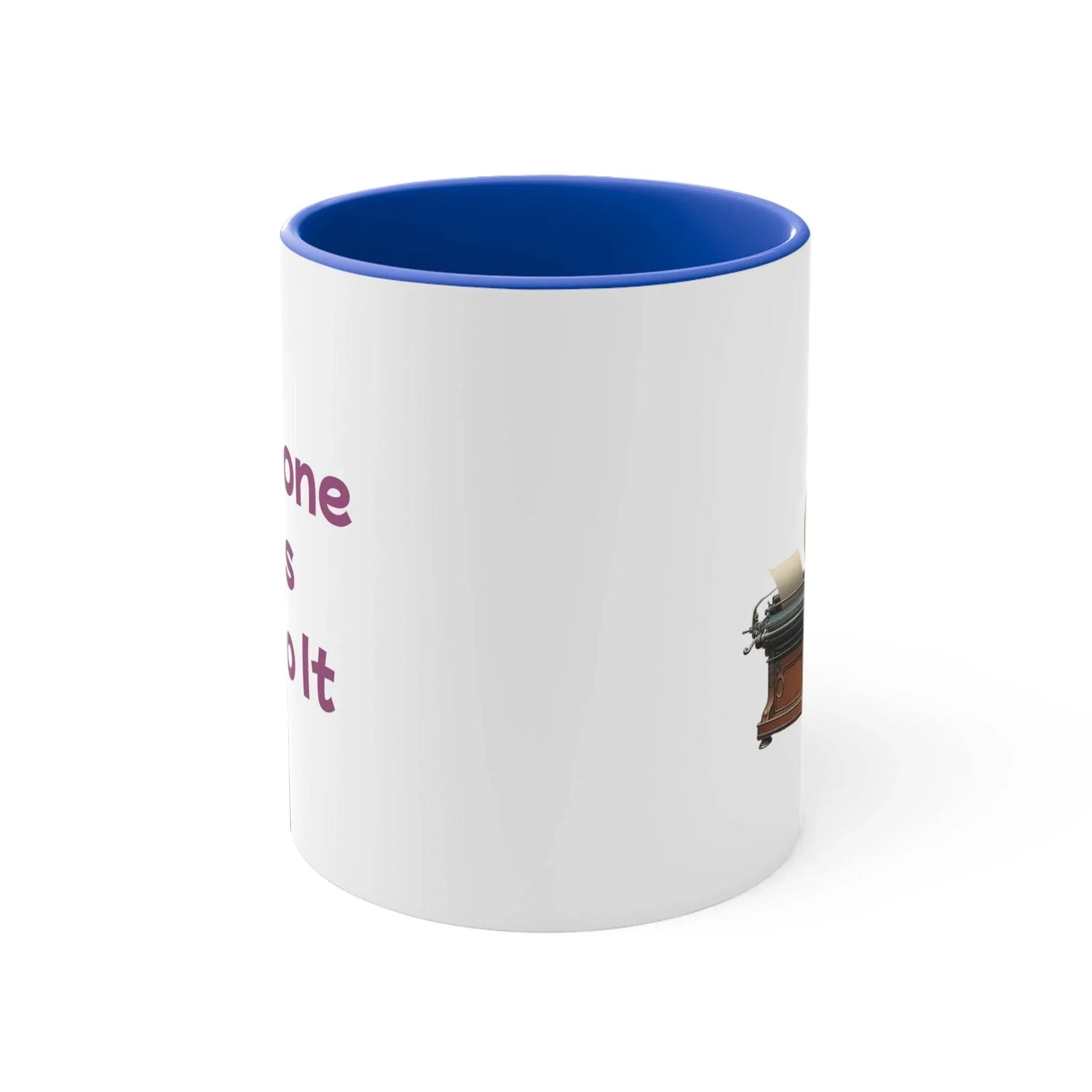 Funny Accent Mug - 11oz Grumpy Writer Cat - The Dreamer's Bookshop.