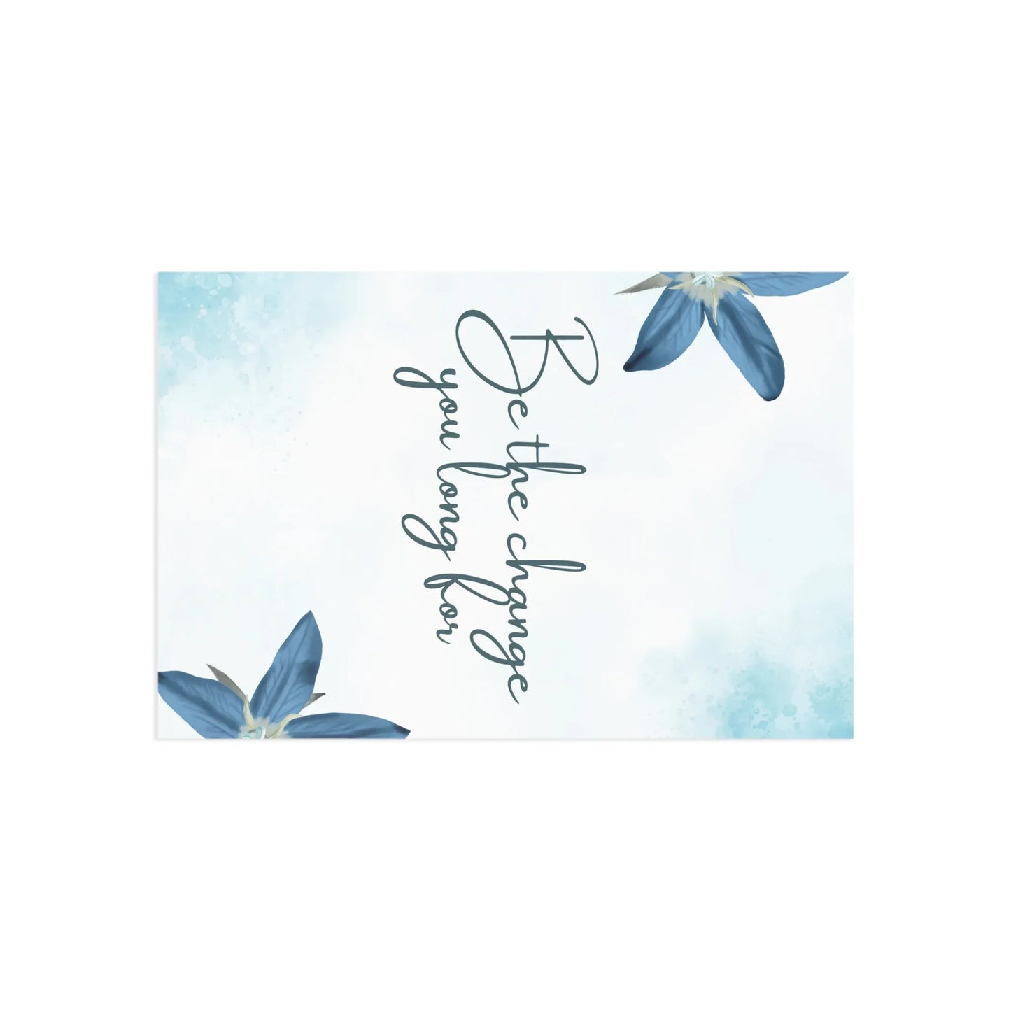 The Dreamer's Bookshop - Positive Affirmation Card "Be the change" - The Dreamer's Bookshop.