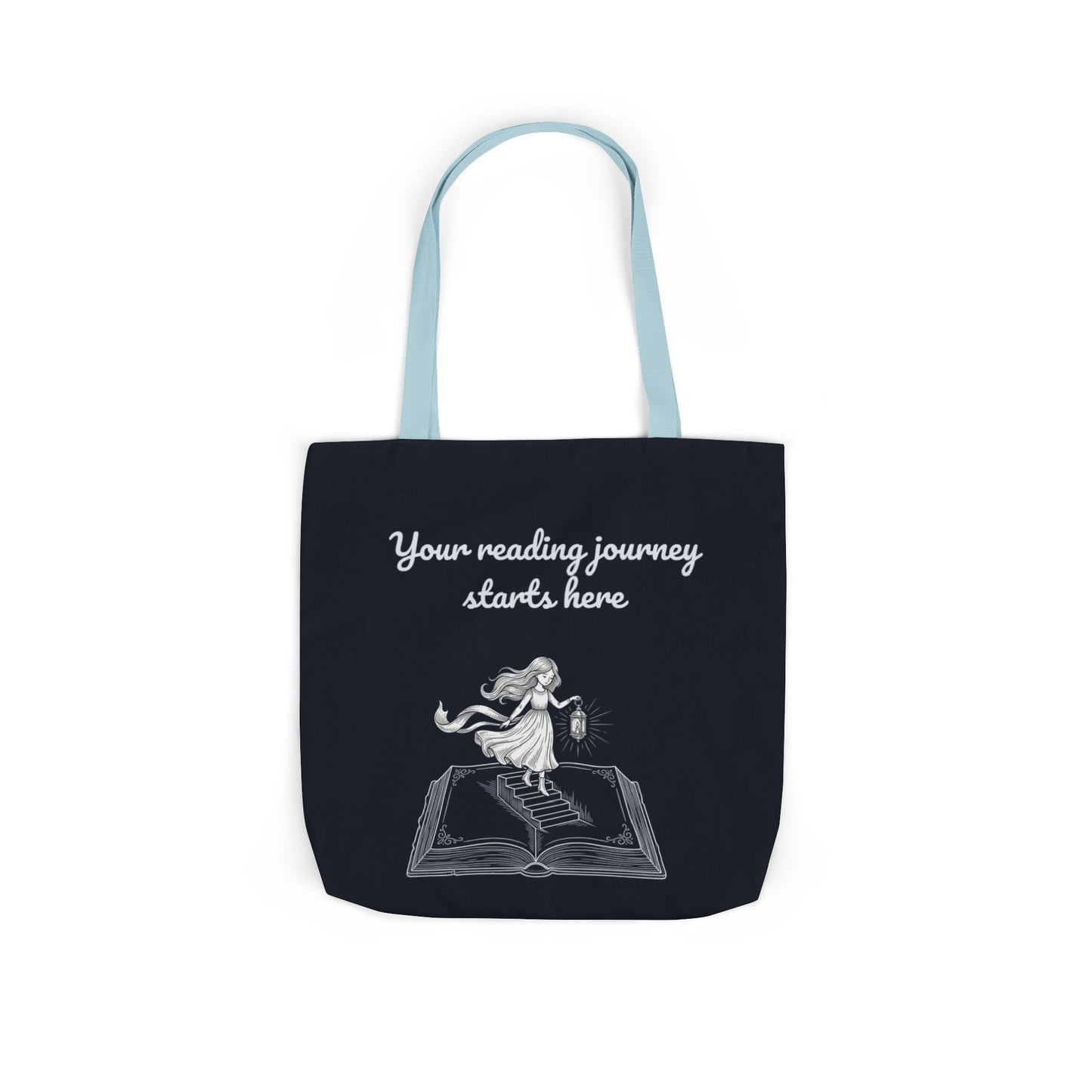 Whimsical Tote Bag - "Reading Journey"