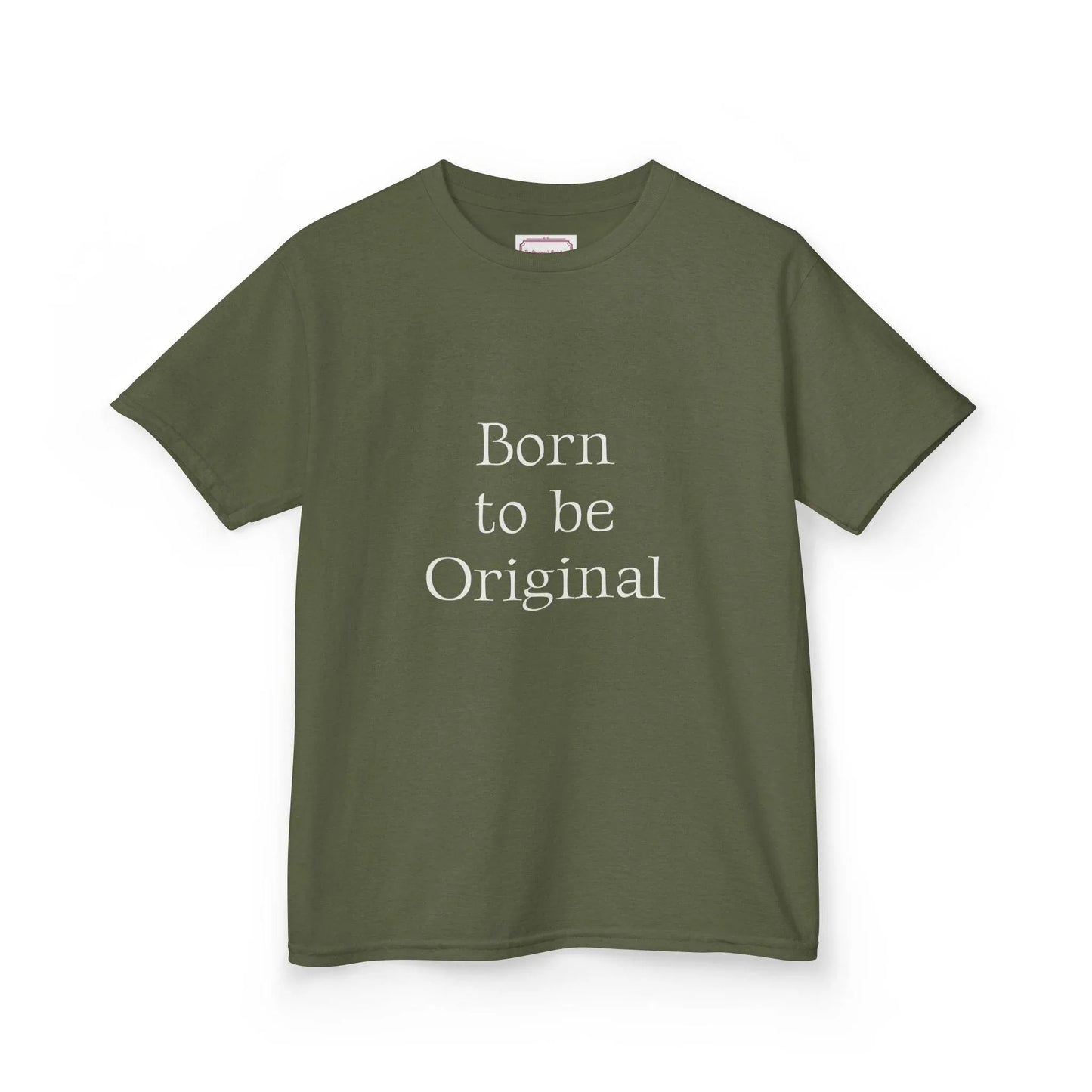 EU - Kids 'Born to be Original' Cotton Tee - Support Young Creators - The Dreamer's Bookshop.