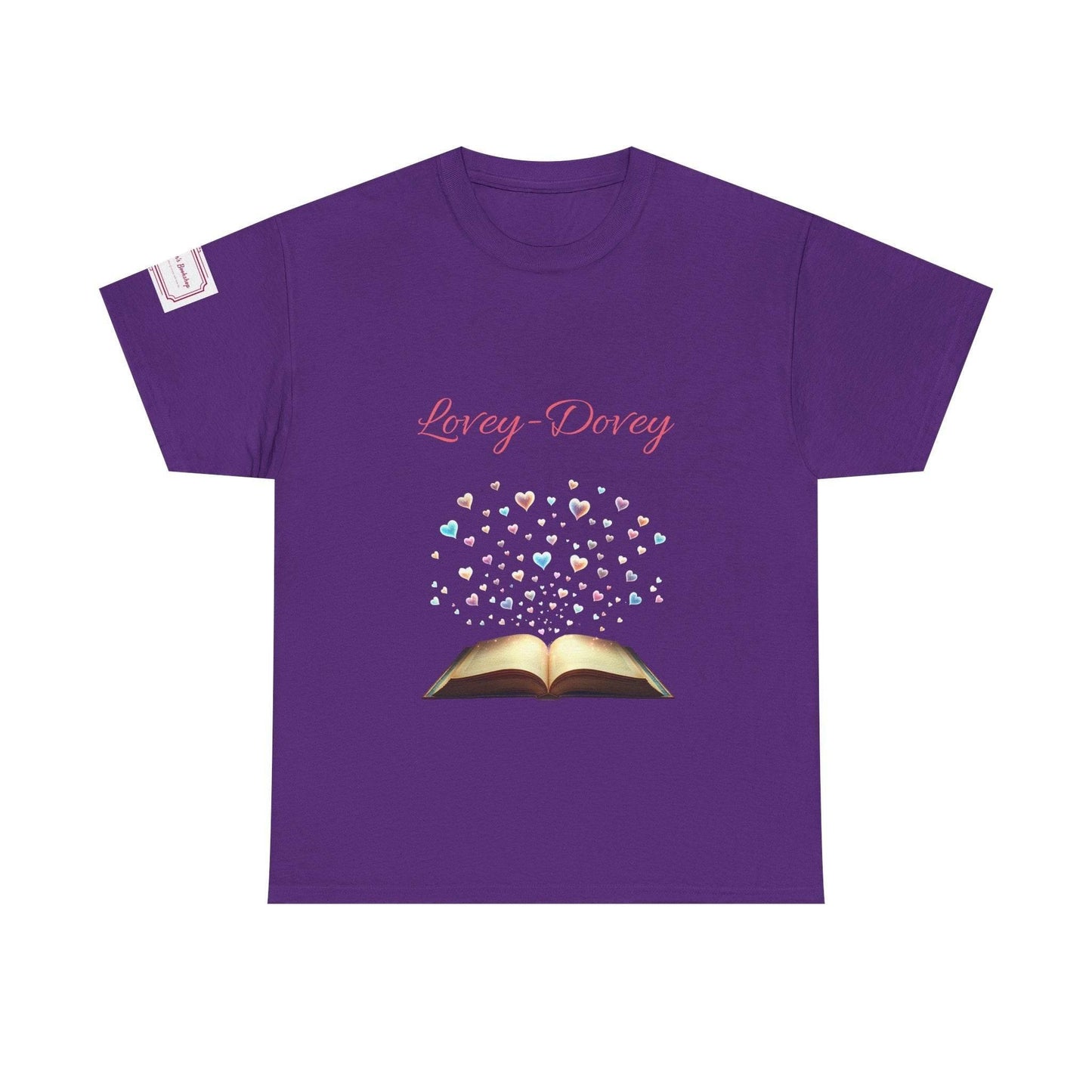 Lovey-Dovey - Graphic Unisex Heavy Cotton Tee - The Dreamer's Bookshop.