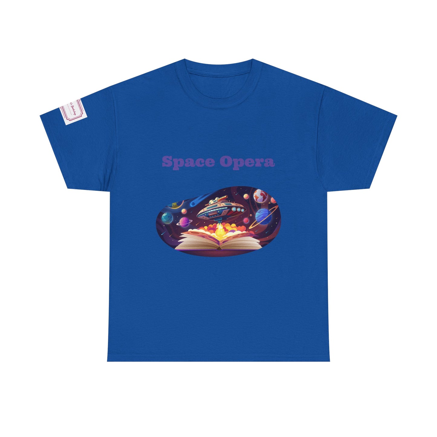 Space Opera - Graphic Unisex Heavy Cotton Tee - Sci-Fi Books