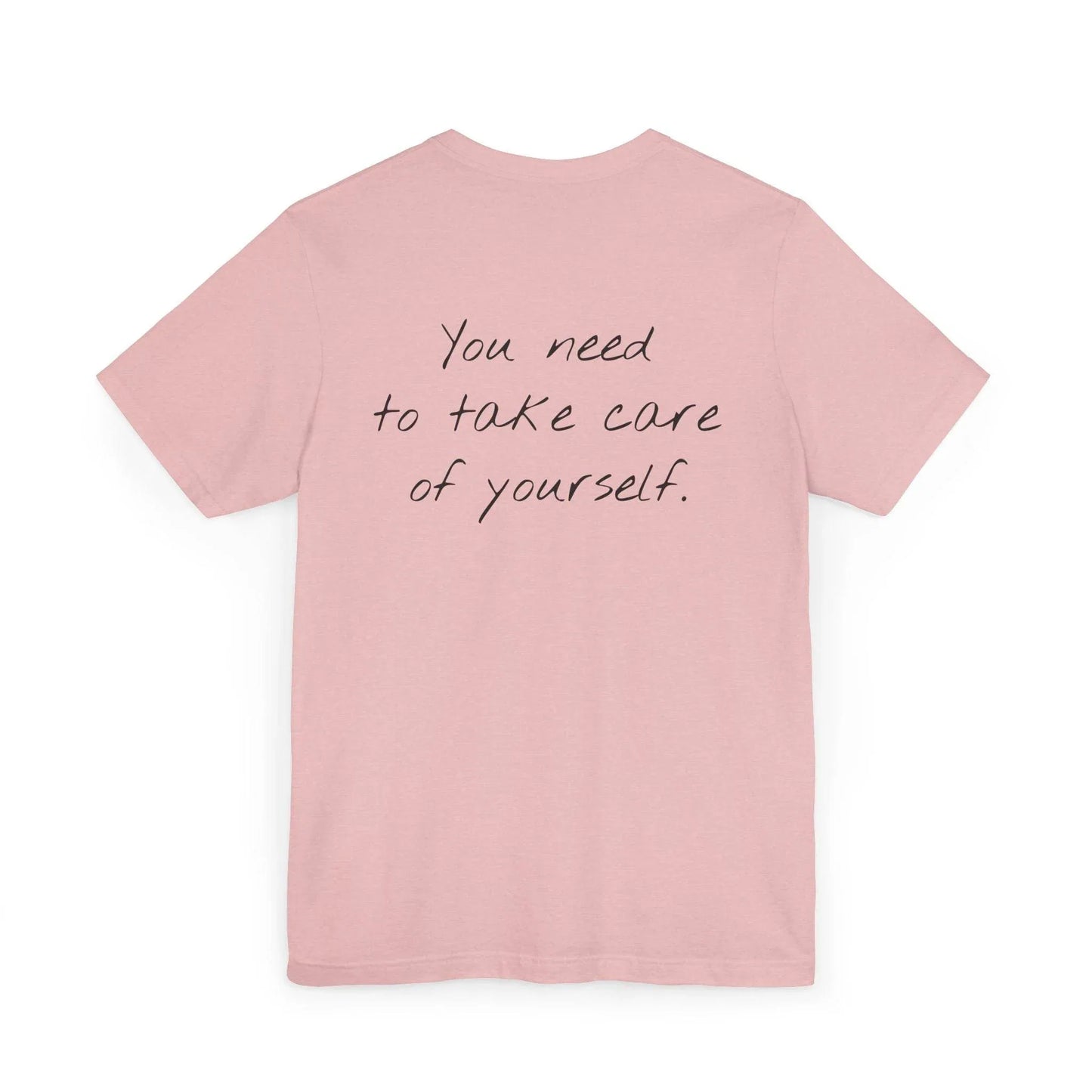 Unisex Jersey T-Shirt - 'Take Care' Inspirational - The Dreamer's Bookshop.