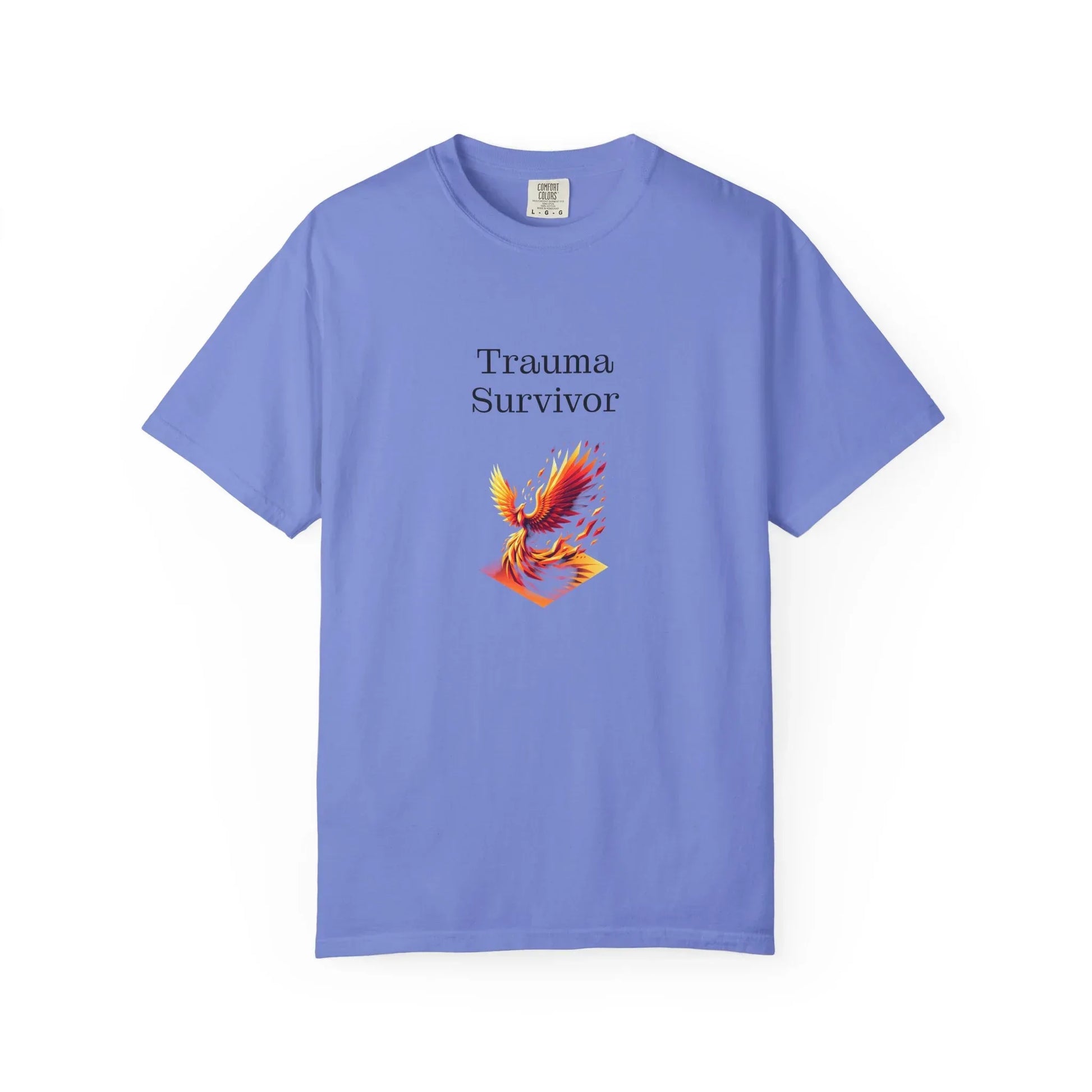 Trauma Survivor Unisex Garment-Dyed T-shirt - Inspirational Motivational Tee - The Dreamer's Bookshop.