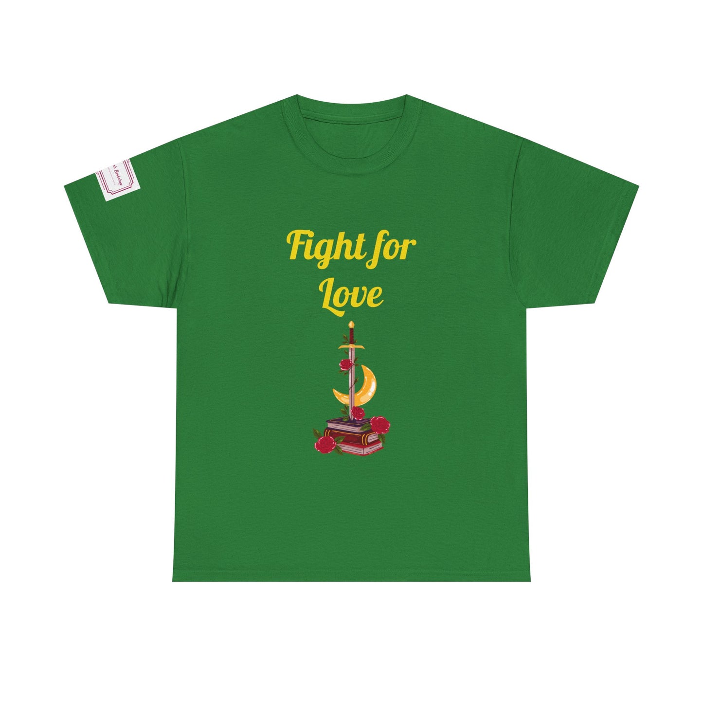 US (Ww) Fight for Love - Graphic Unisex Heavy Cotton Tee - Romance Books