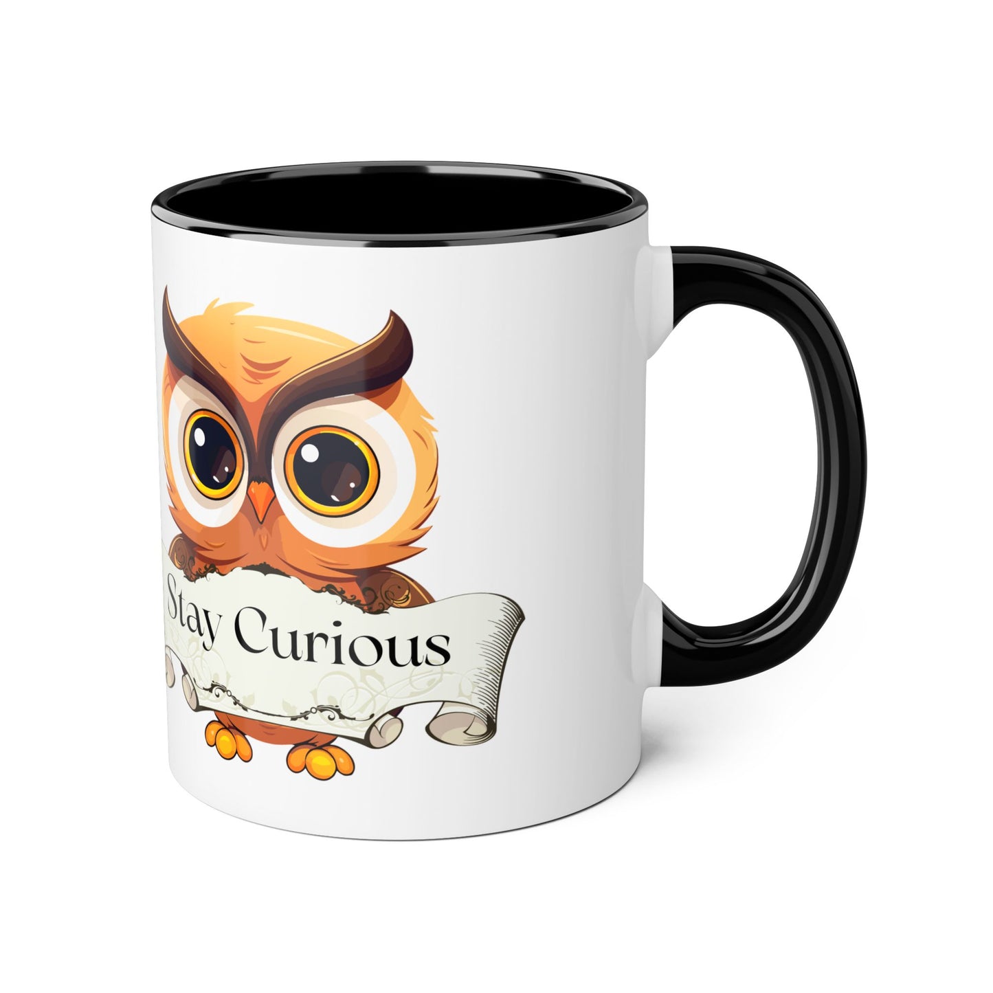 Stay Curious Mug - 11oz Coffee Cup for Book Lovers