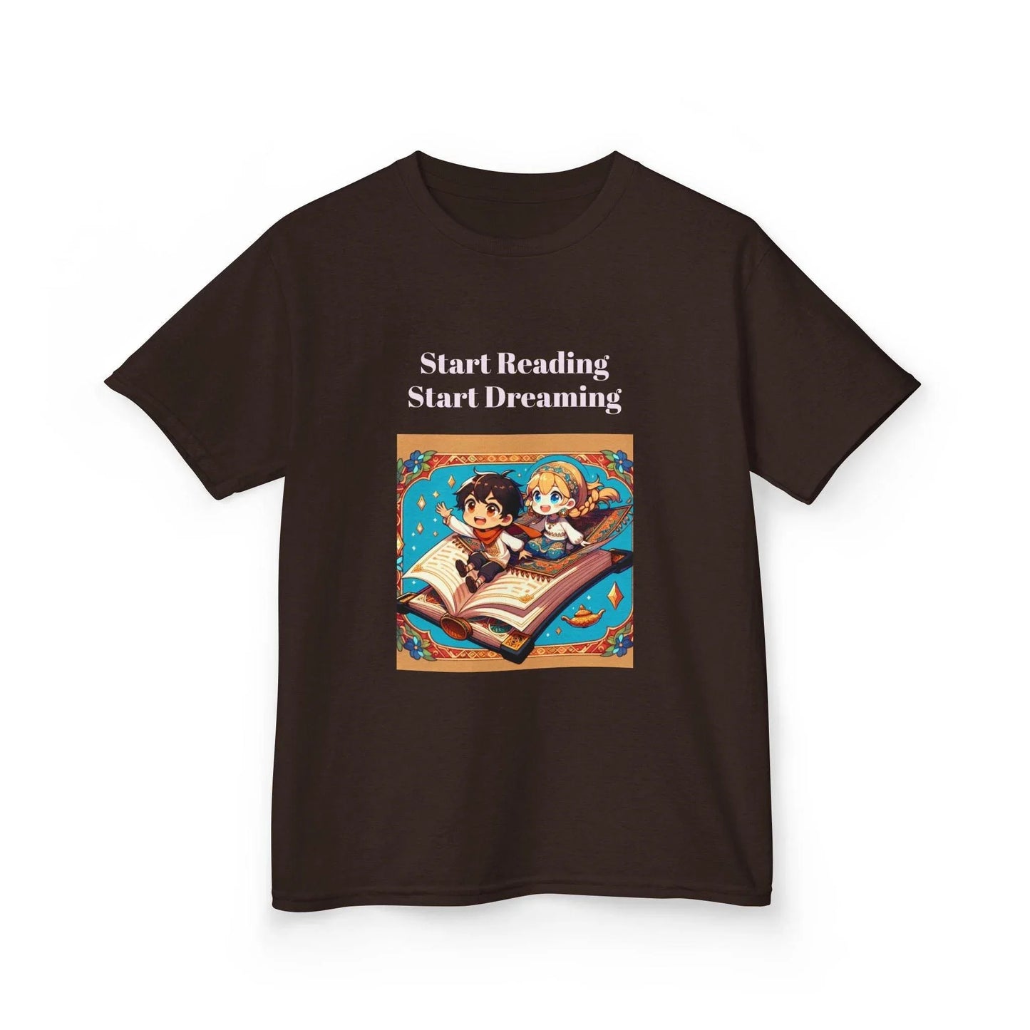 EU - Kids Start Reading Start Dreaming Tee - The Dreamer's Bookshop.