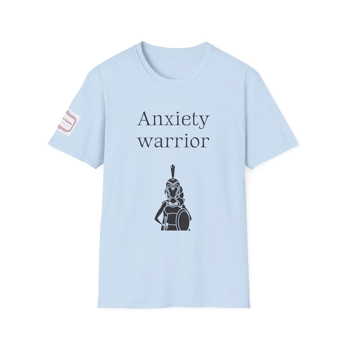 Anxiety Warrior Unisex Softstyle T-Shirt - Empowering Graphic Tee for Mental Health Awareness - The Dreamer's Bookshop.