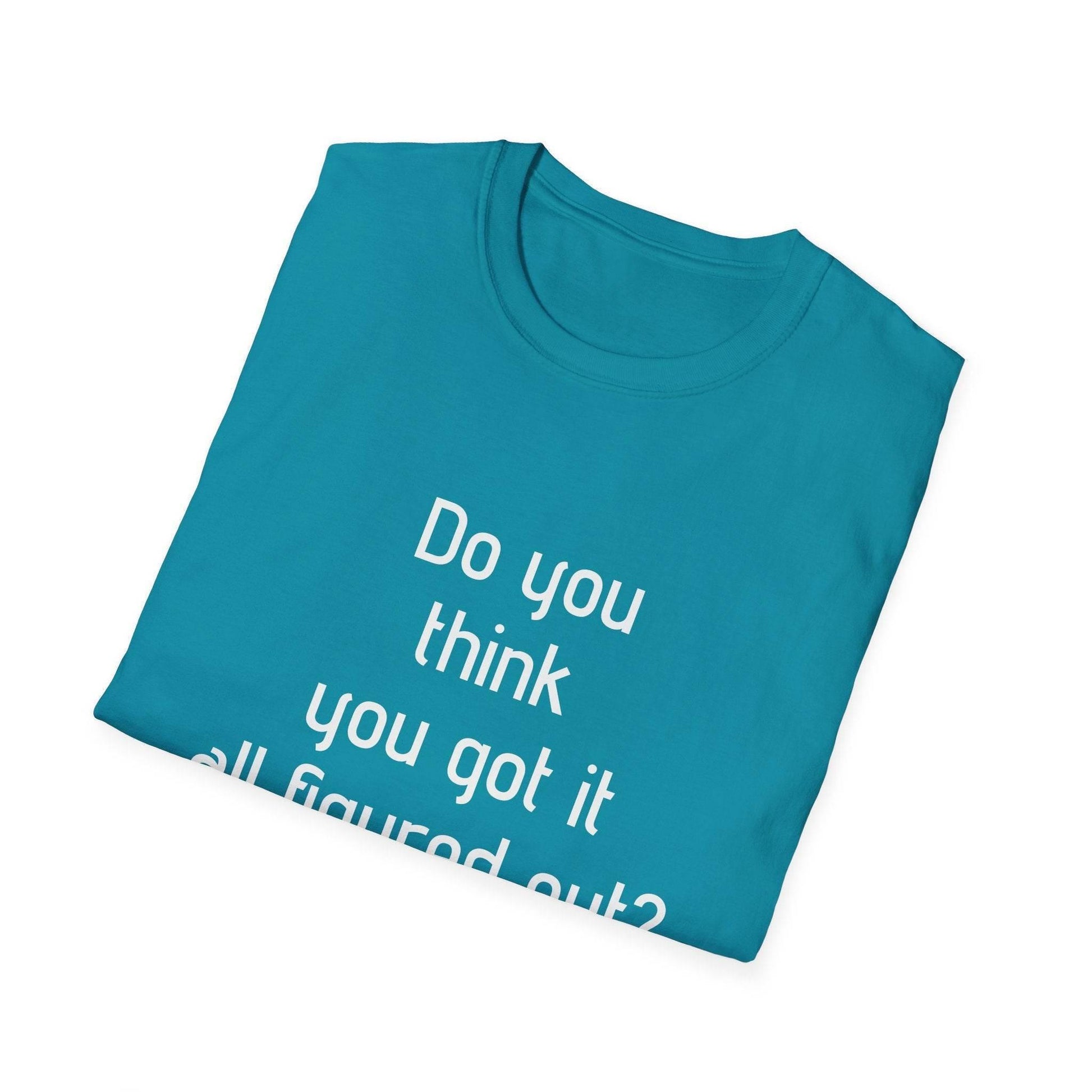 Unisex Softstyle T-Shirt - 'Think Again' - The Dreamer's Bookshop.