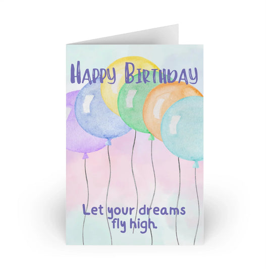The Dreamer's Bookshop "Your Dreams" Birthday Card - The Dreamer's Bookshop.