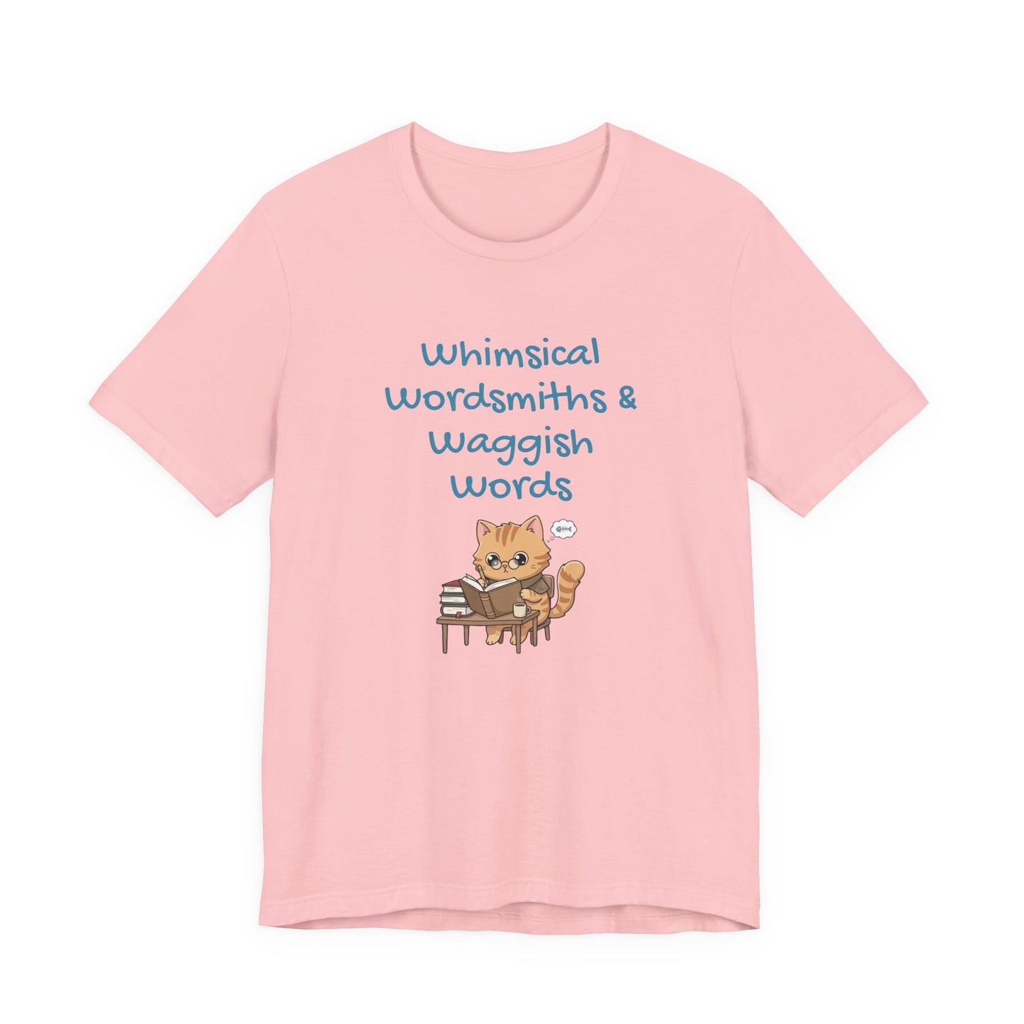 Whimsical Wordsmiths Short Sleeve Tee - Creative Gift for Writers