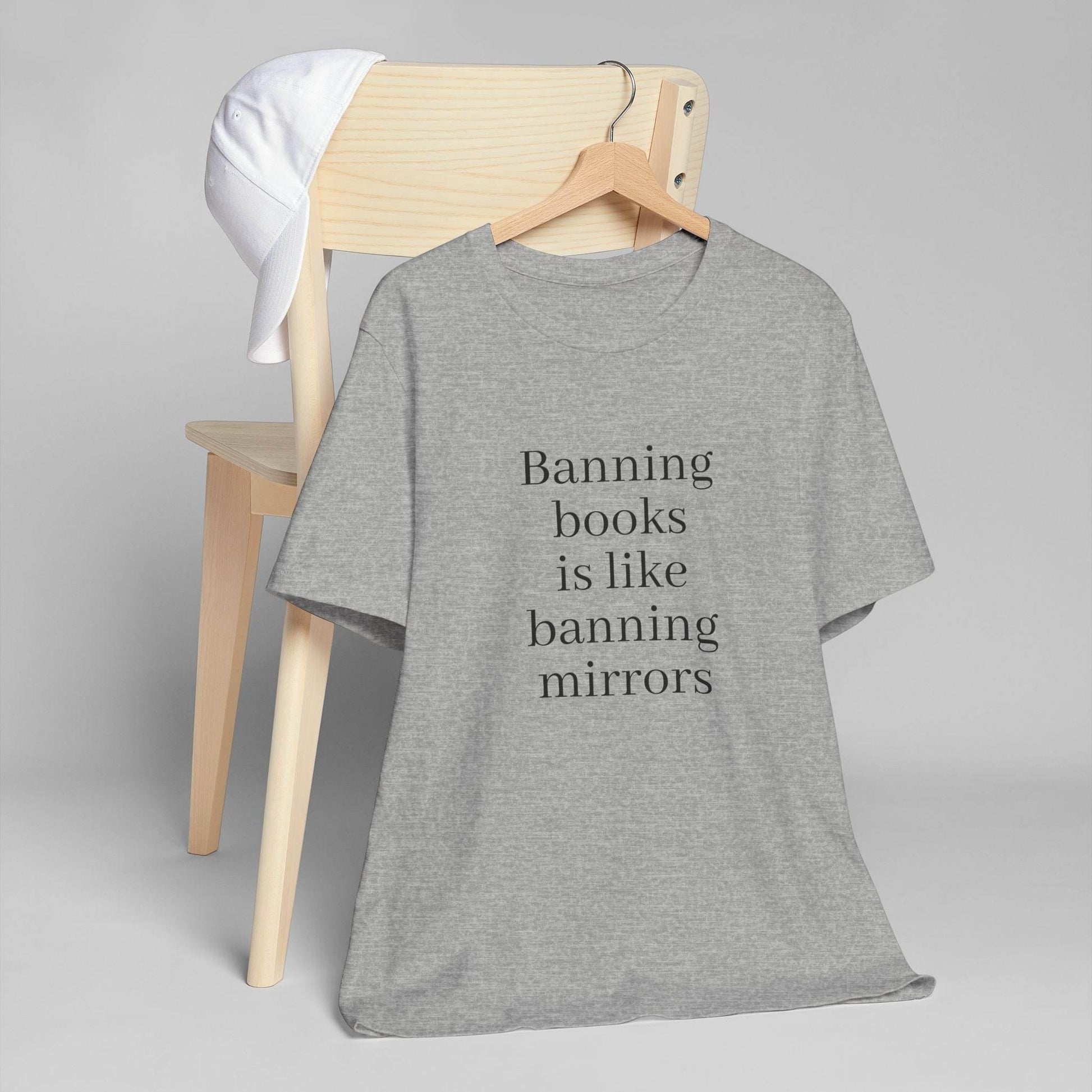 Unisex Jersey T-Shirt - Banning Books Vibe - The Dreamer's Bookshop.