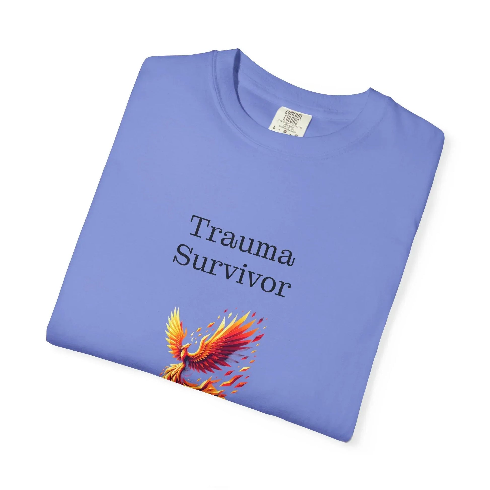 Trauma Survivor Unisex Garment-Dyed T-shirt - Inspirational Motivational Tee - The Dreamer's Bookshop.