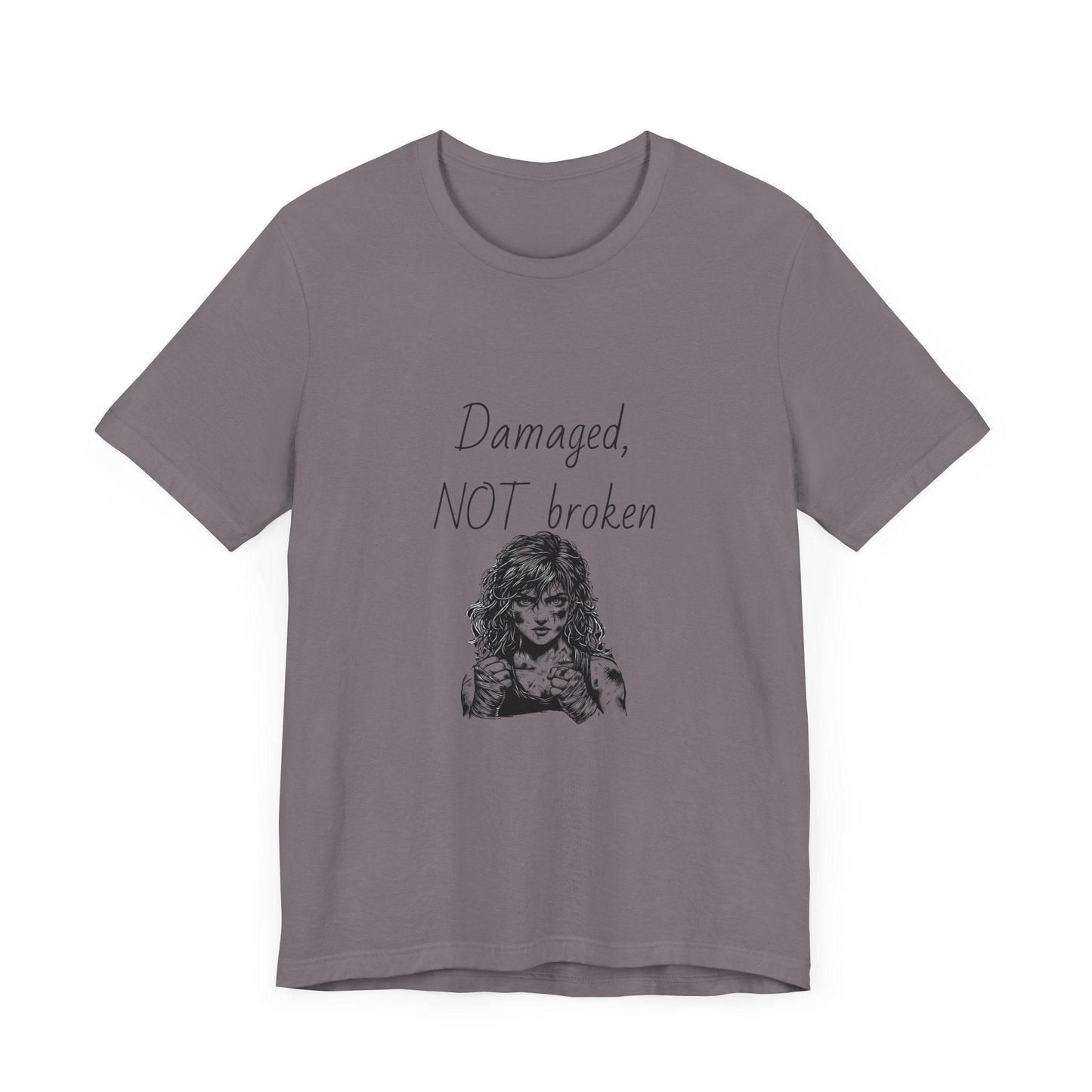 Fierce Survivor Unisex Short Sleeve Tee - Damaged, NOT broken - The Dreamer's Bookshop.