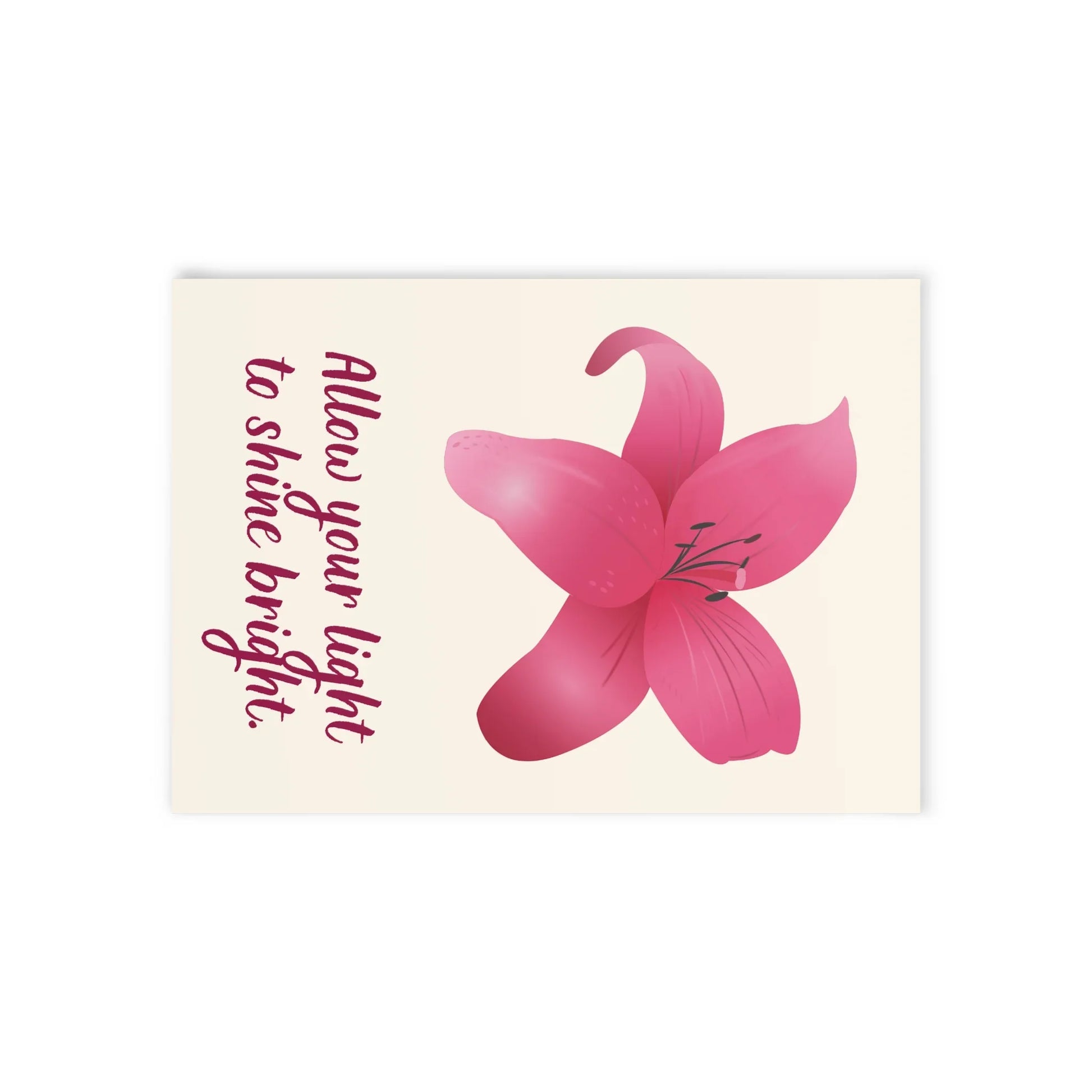 The Dreamer's Bookshop - Love Yourself Card "Your light" - The Dreamer's Bookshop.