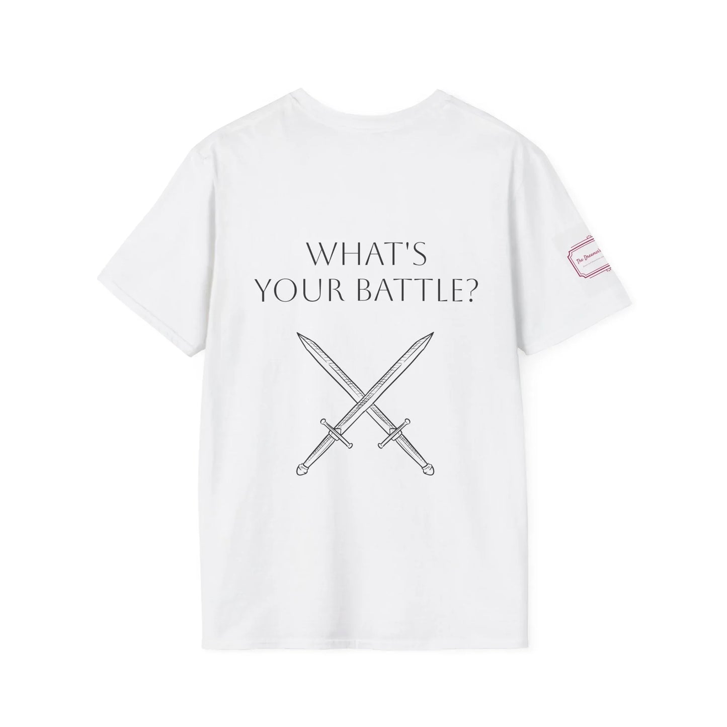 Anxiety Warrior Unisex Softstyle T-Shirt - Empower Your Battle - The Dreamer's Bookshop.