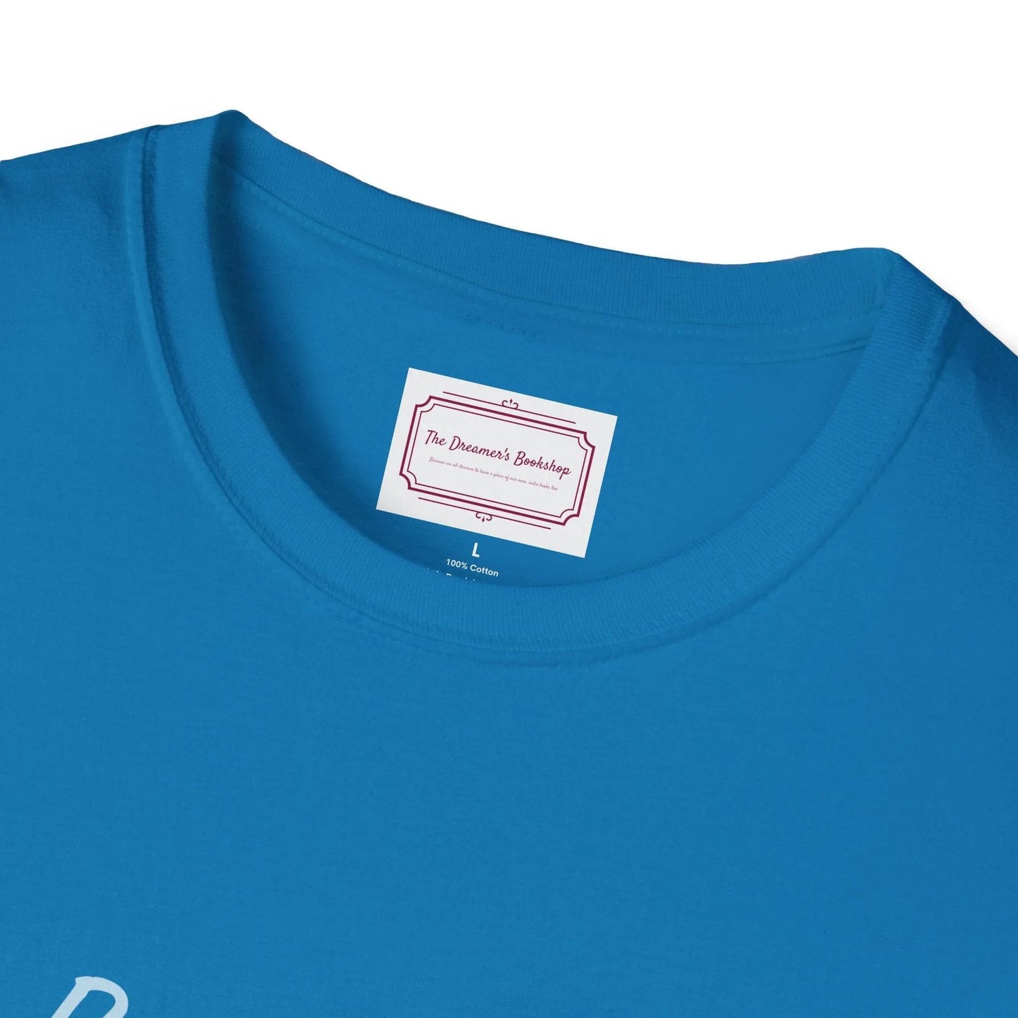 Books Are Reflection Unisex Softstyle T-Shirt - Literary Quote Tee - The Dreamer's Bookshop.