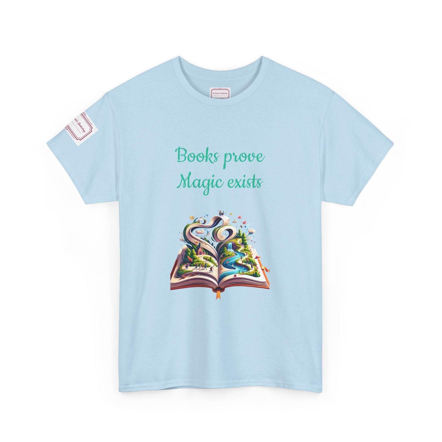 Magic exists - Unisex Heavy Cotton Tee - Perfect for Book Lovers - The Dreamer's Bookshop.