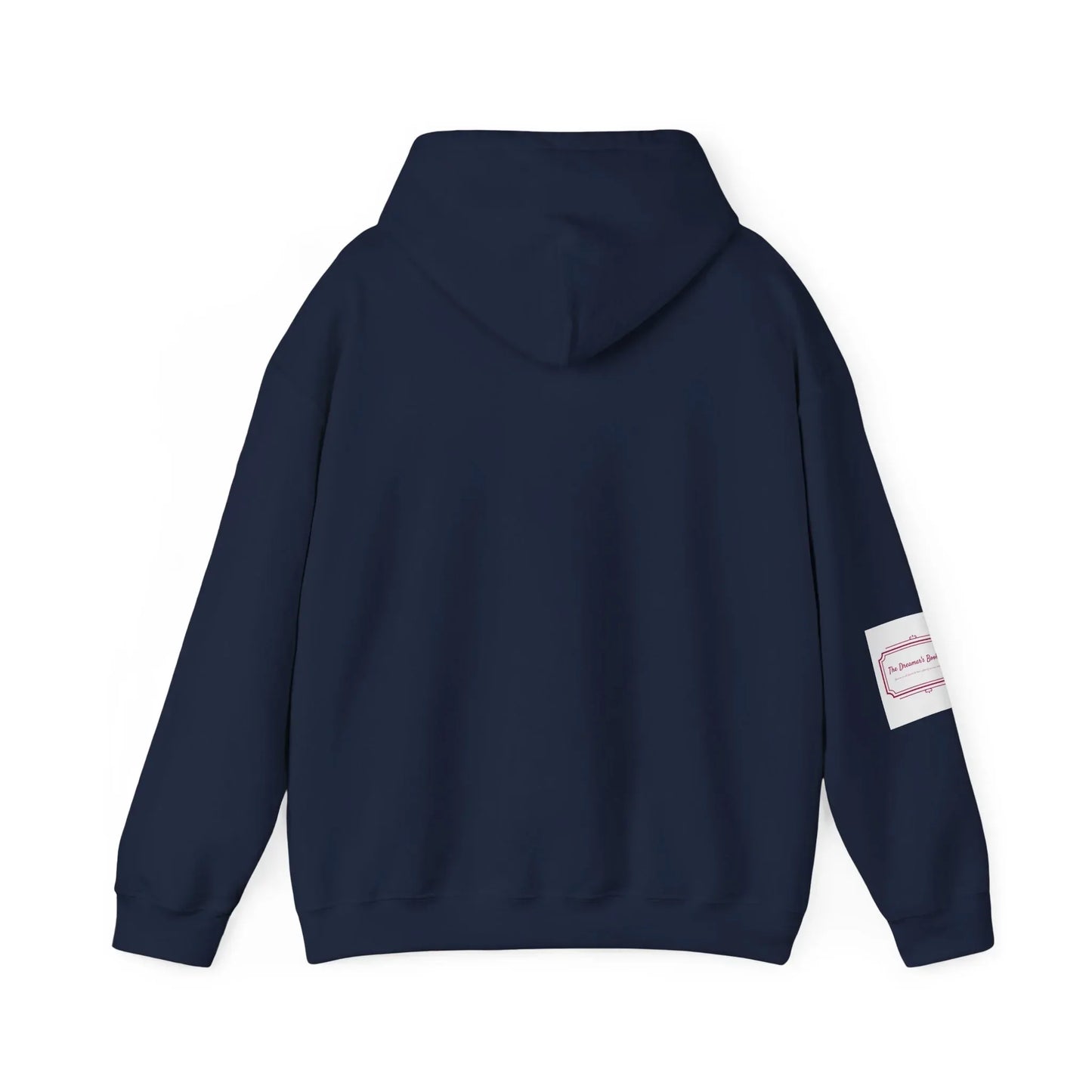 Christmas Book Tree Unisex Hooded Sweatshirt - Cozy Literary Apparel - The Dreamer's Bookshop.