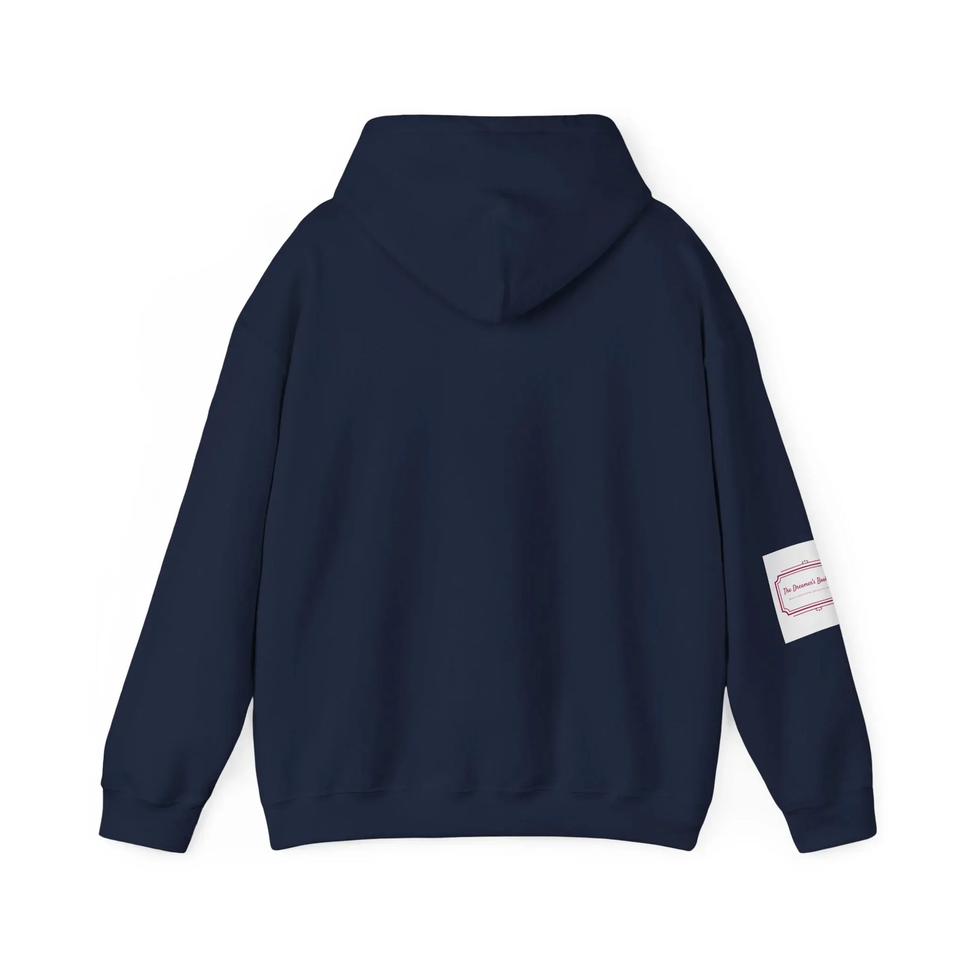 Christmas Book Tree Unisex Hooded Sweatshirt - Cozy Literary Apparel - The Dreamer's Bookshop.