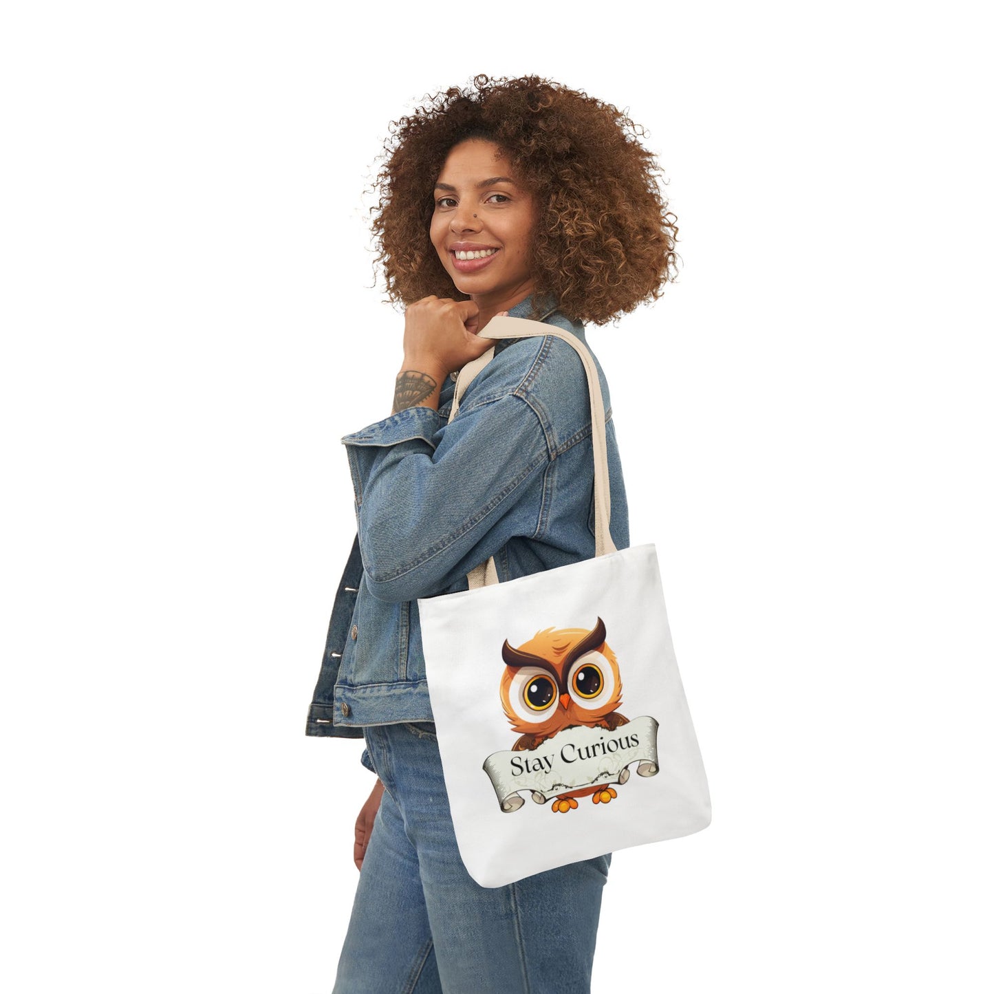 Stay Curious Tote Bag - Perfect for Book Lovers & Indie Authors