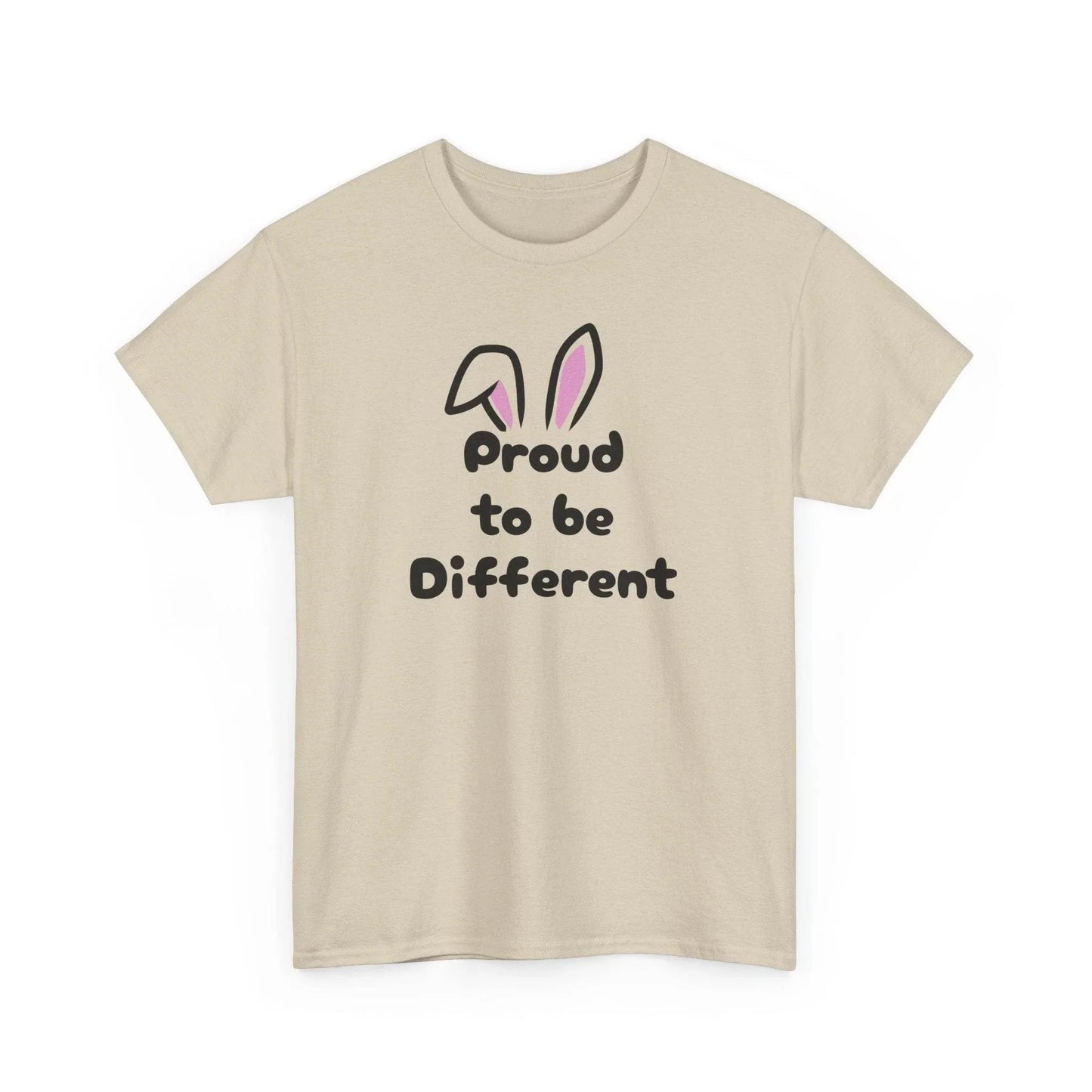 Proud to Be Different Unisex Heavy Cotton Tee - Celebrate Individuality - The Dreamer's Bookshop.