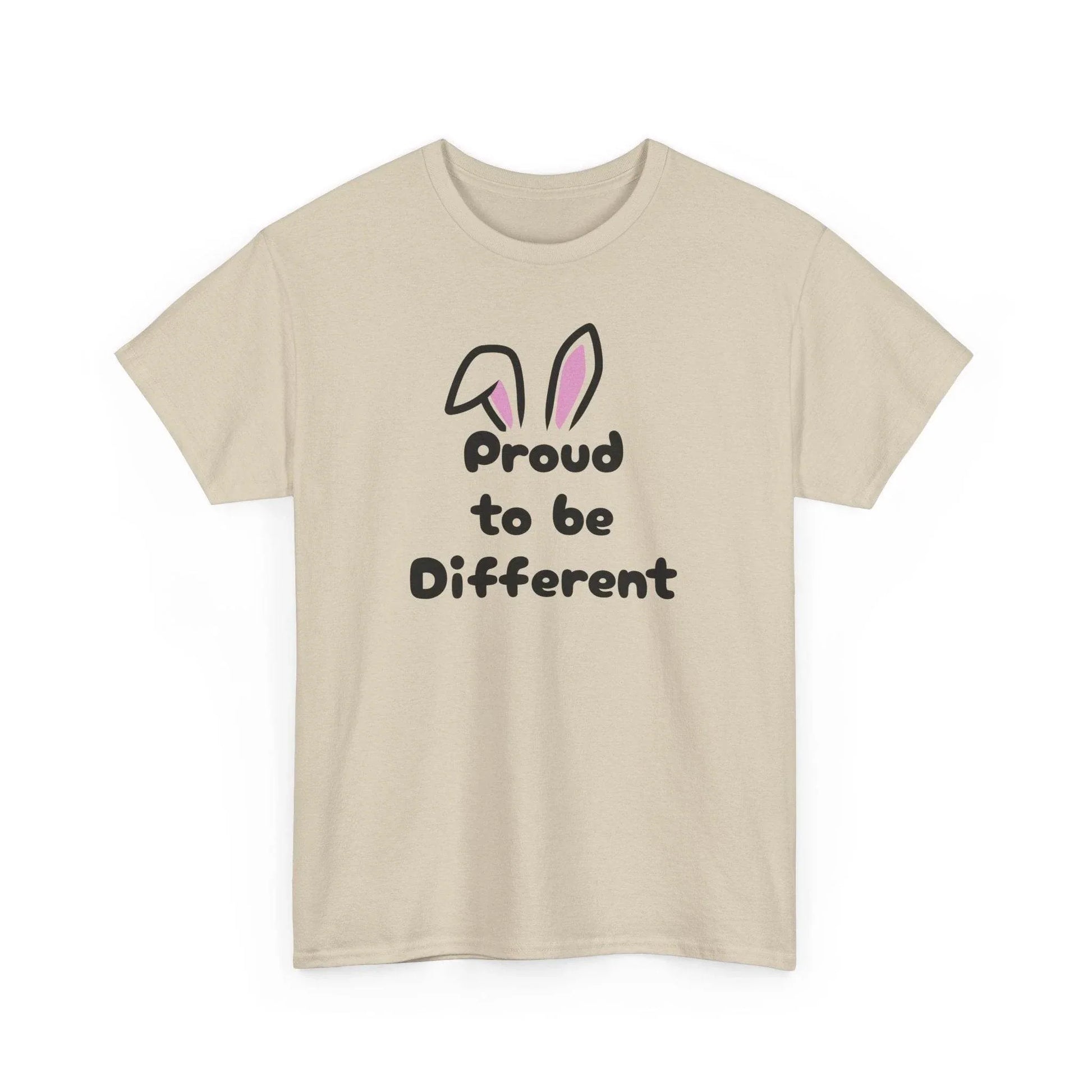 Proud to Be Different Unisex Heavy Cotton Tee - Celebrate Individuality - The Dreamer's Bookshop.