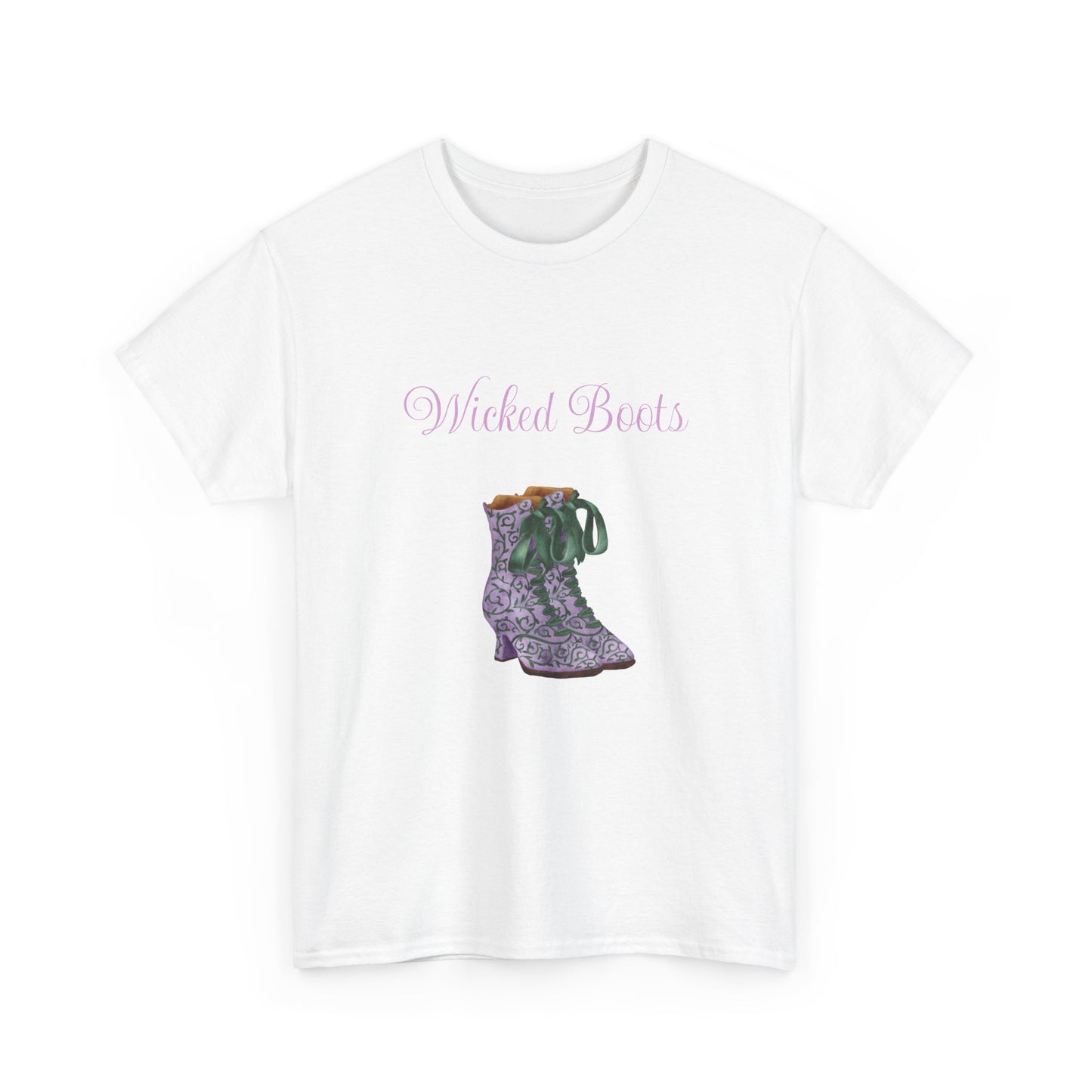 Wicked Boots Graphic Tee - Unisex Heavy Cotton T-Shirt for Nature Lovers