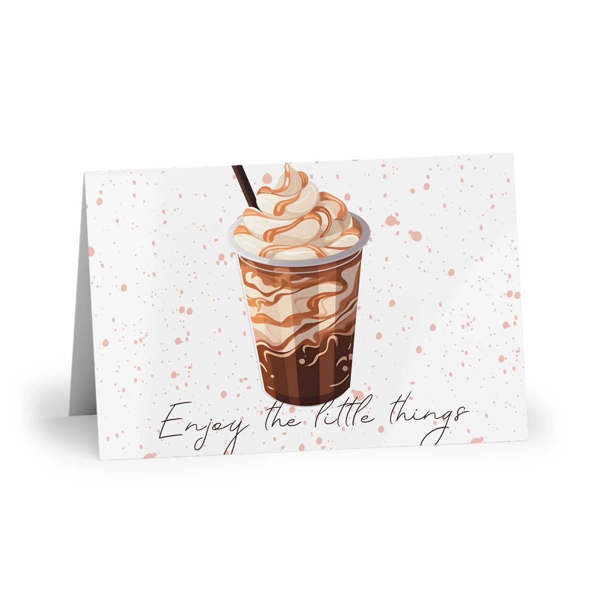 The Dreamer's Bookshop "Iced Coffee" Enjoy the Little Things Card - The Dreamer's Bookshop.