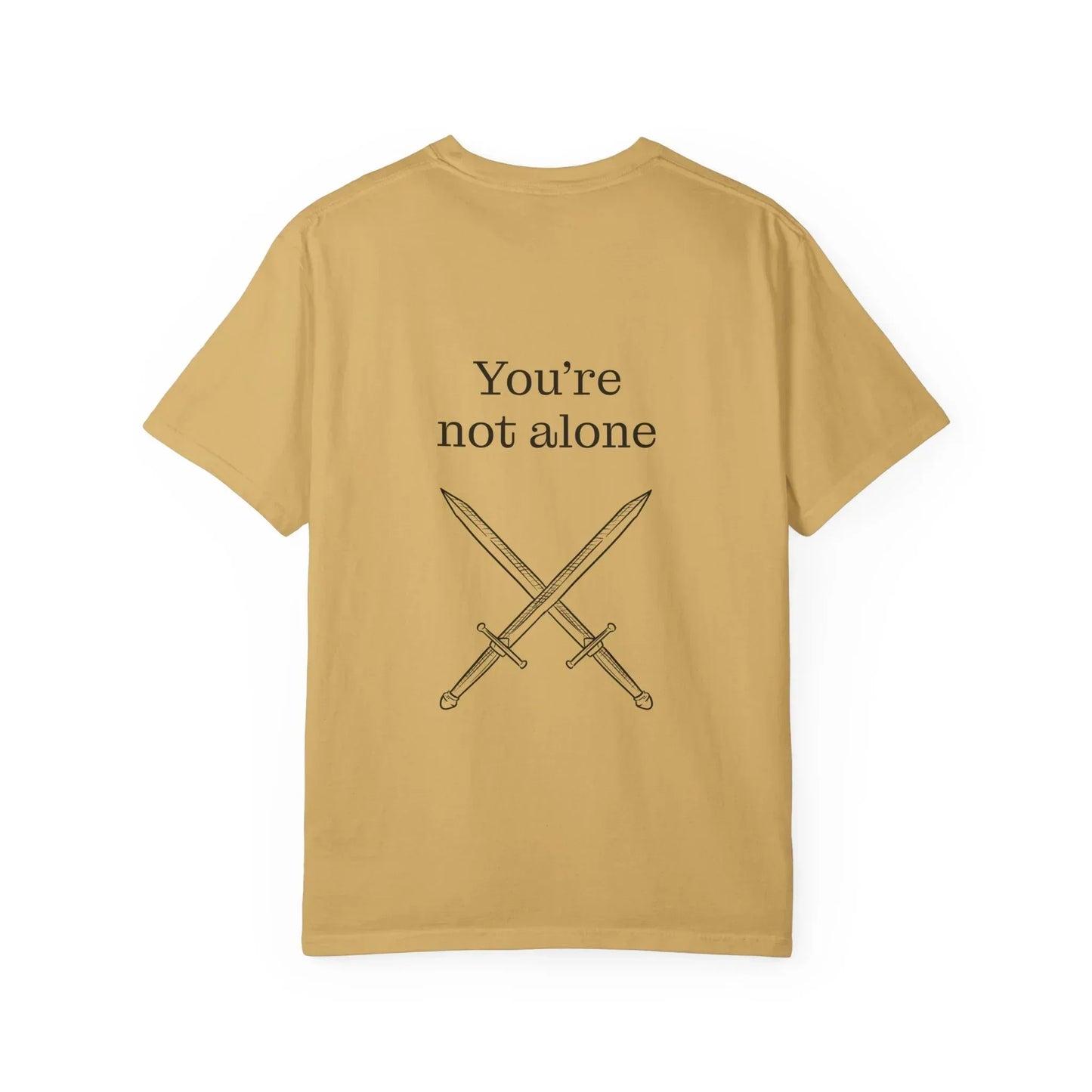 Trauma Survivor Unisex Garment-Dyed T-Shirt - Empowering Supportive Apparel - The Dreamer's Bookshop.