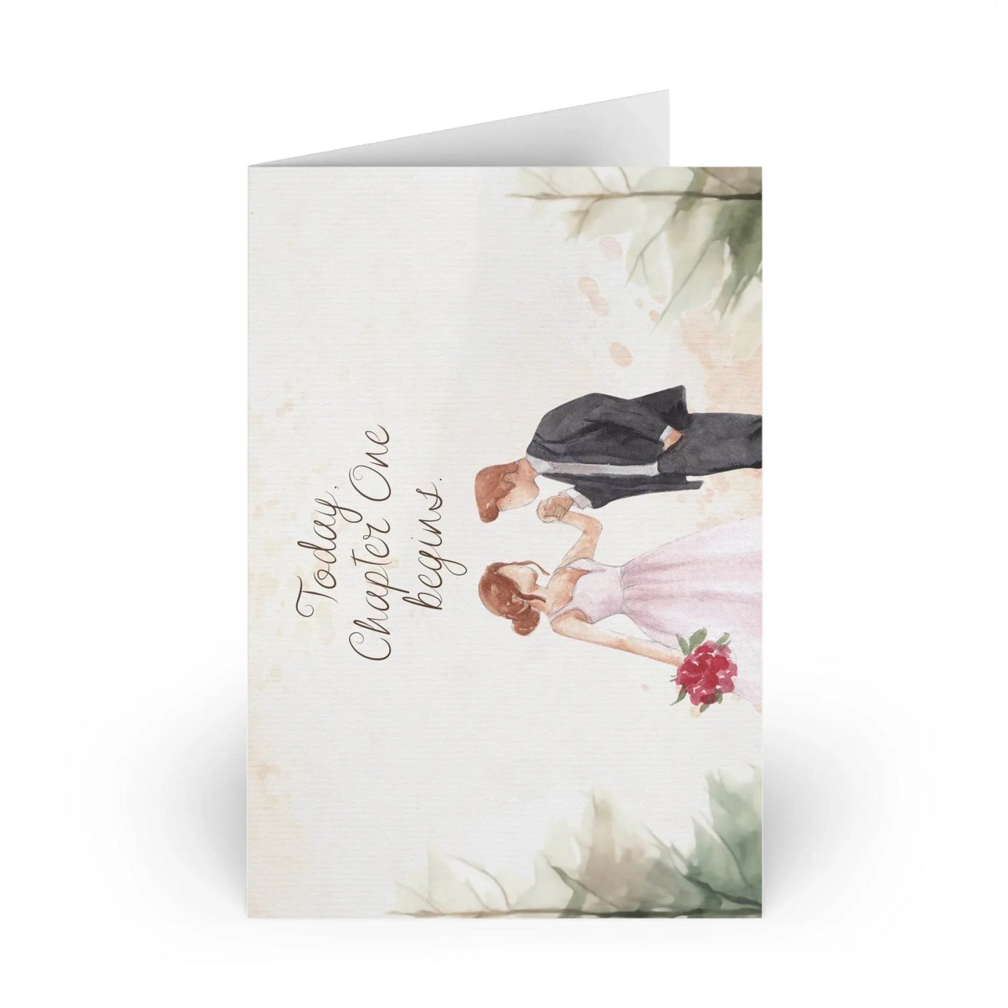 The Dreamer's Bookshop Cute "Chapter One" Wedding Card - The Dreamer's Bookshop.